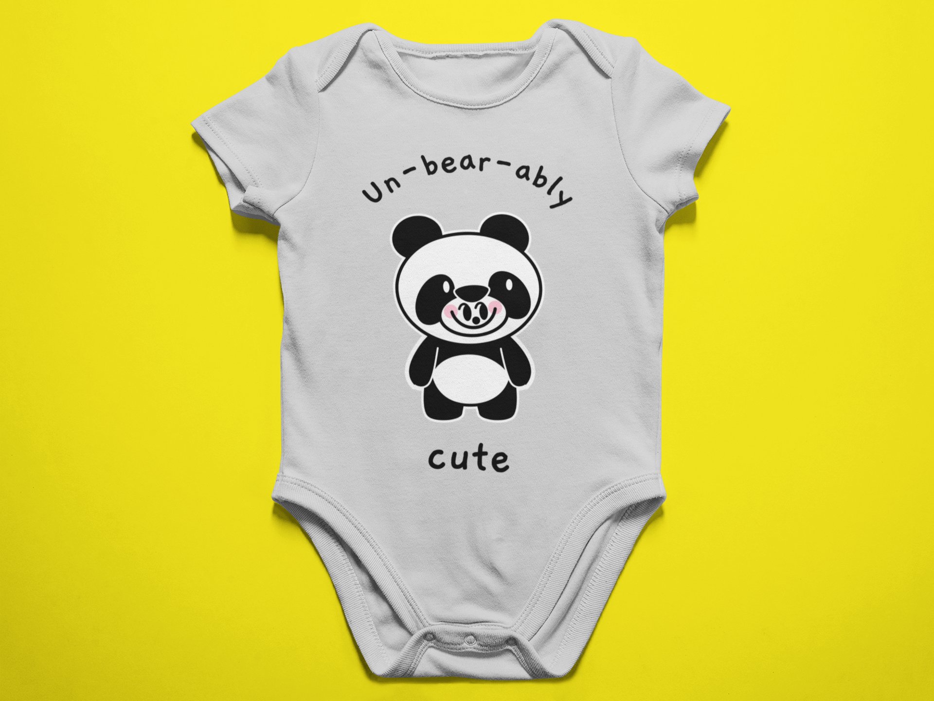 Playful Panda Baby Bodysuit product image (1)