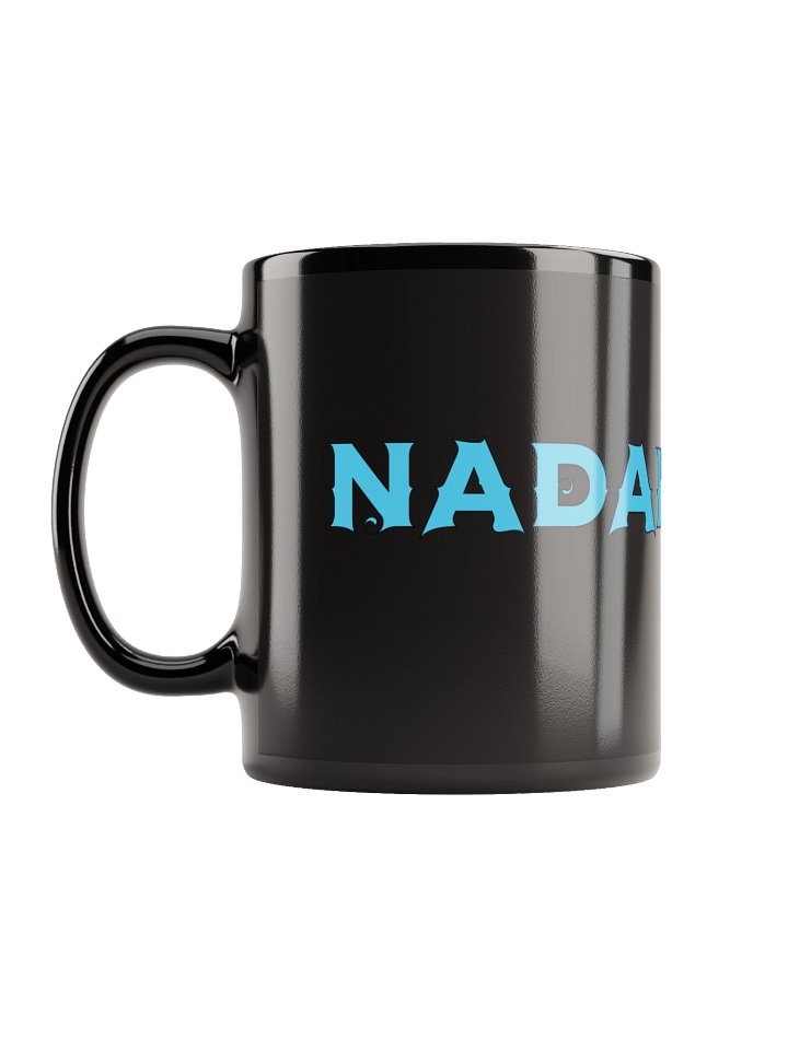 Nadamoose Logo Black Coffee Cup Glossy product image (2)