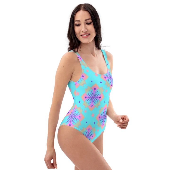 Pretty Pastel Bow Pattern Swimsuit product image (1)