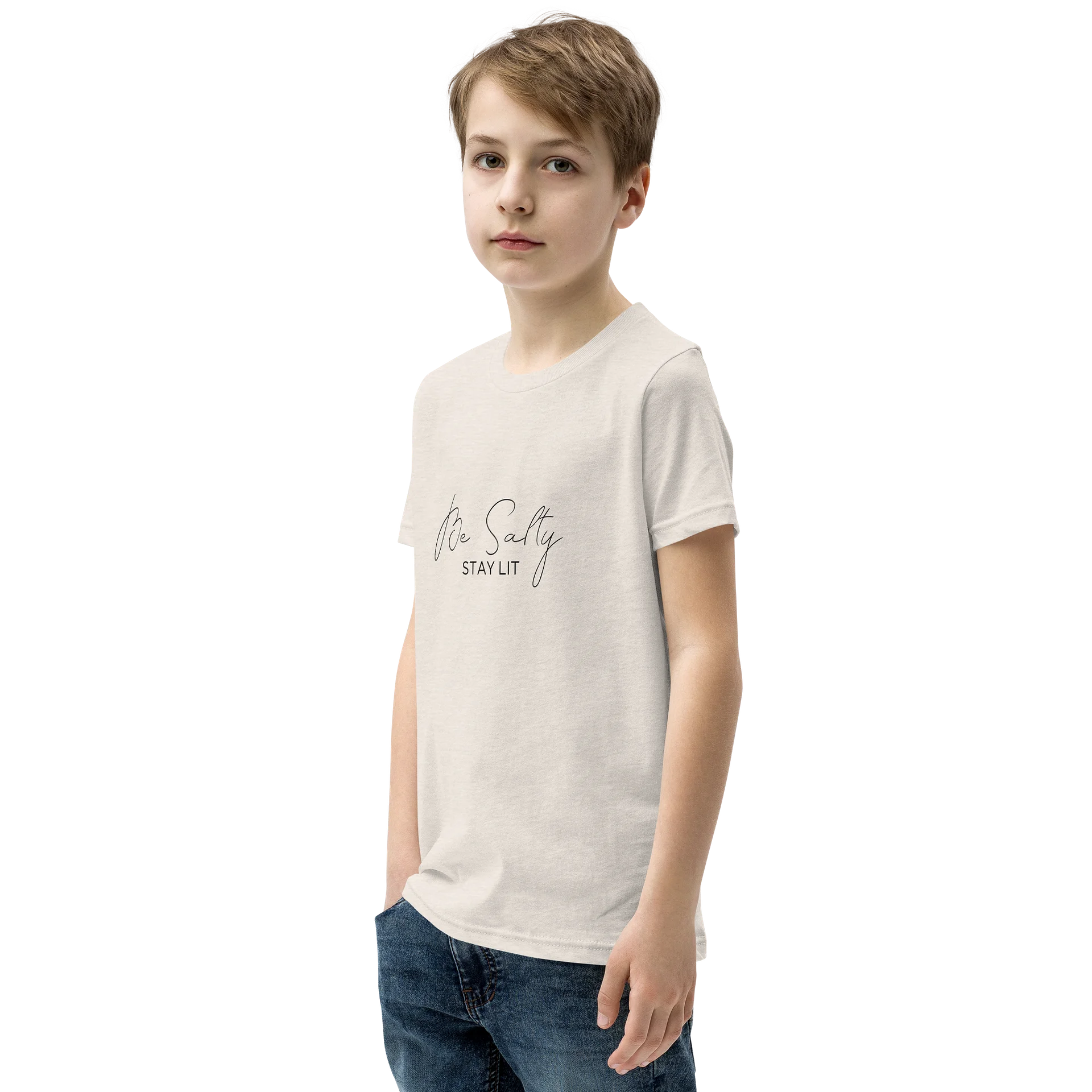 Be Salty Stay Lit Kids T-Shirt product image (4)