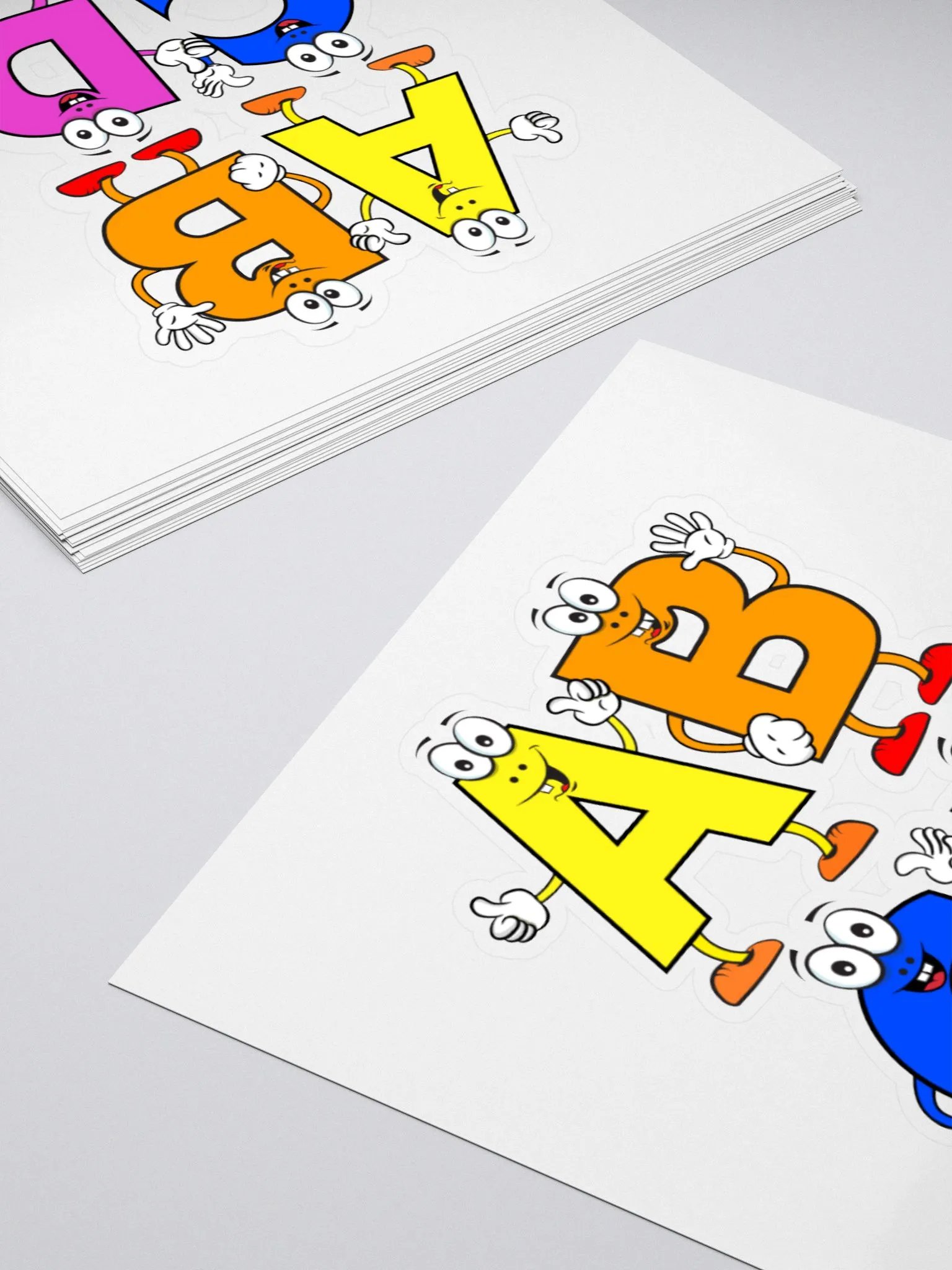 ABCD Cartoon Character Sticker product image (10)