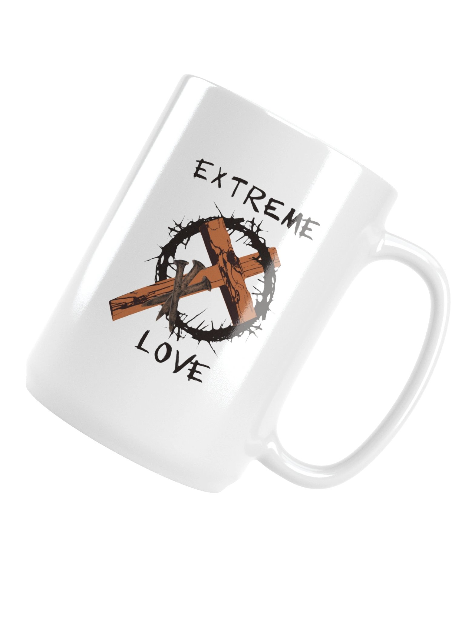 Extreme Love Wooden Cross Mug product image (5)