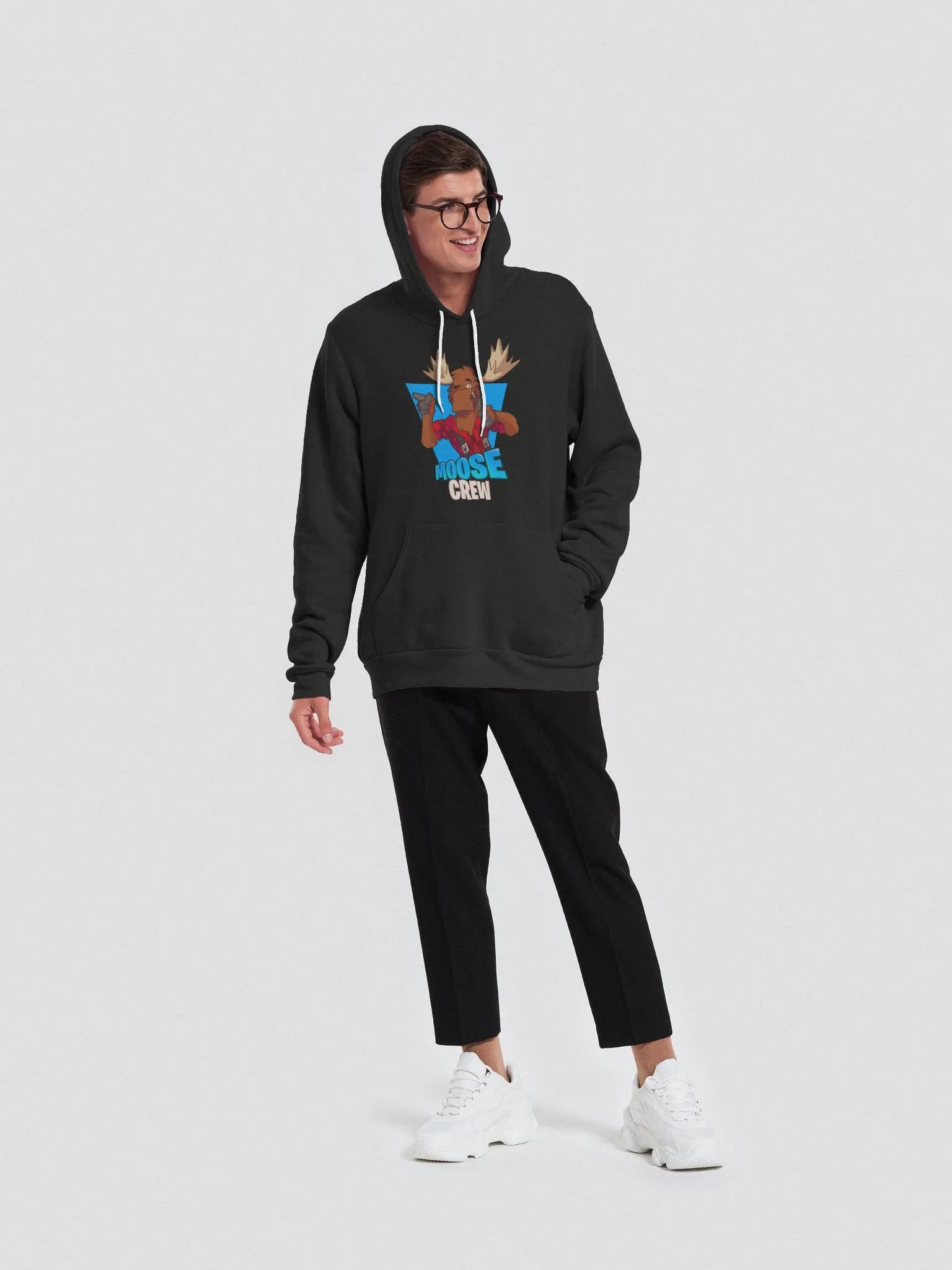 Moose Crew Hoodie - Blue product image (14)