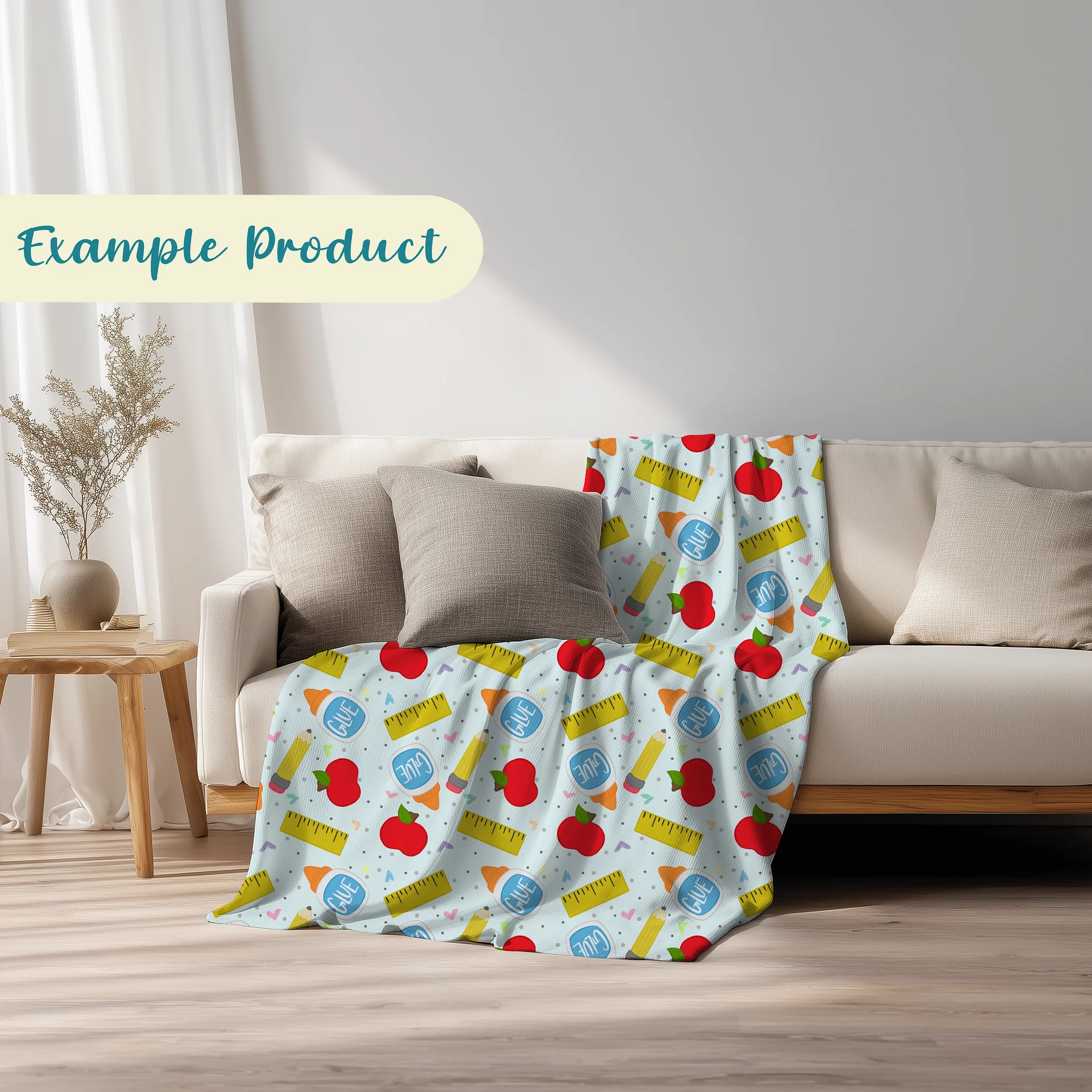 School Supplies Seamless Pattern product image (3)