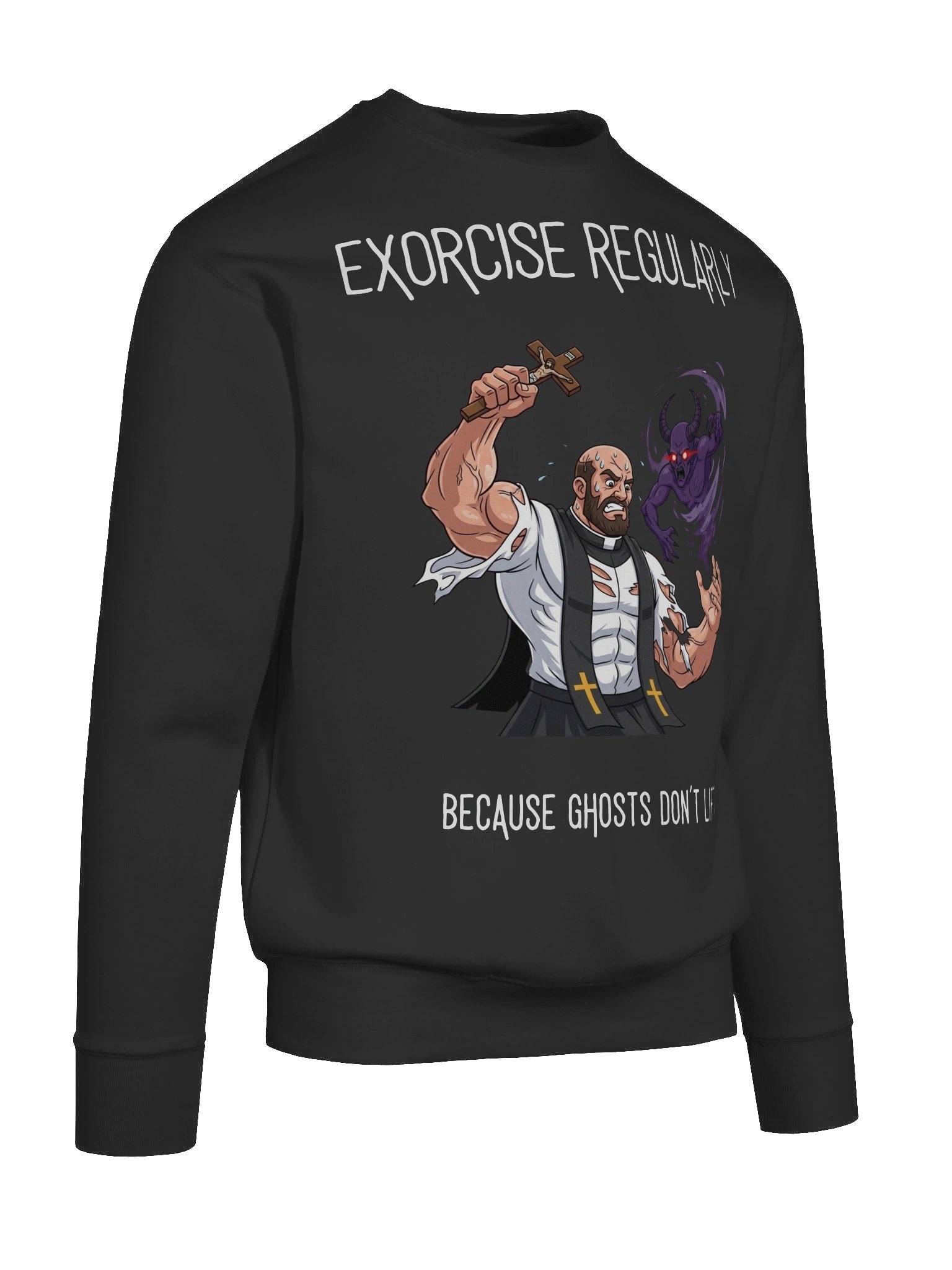 Exorcise Regularly – Crewneck Sweater product image (10)