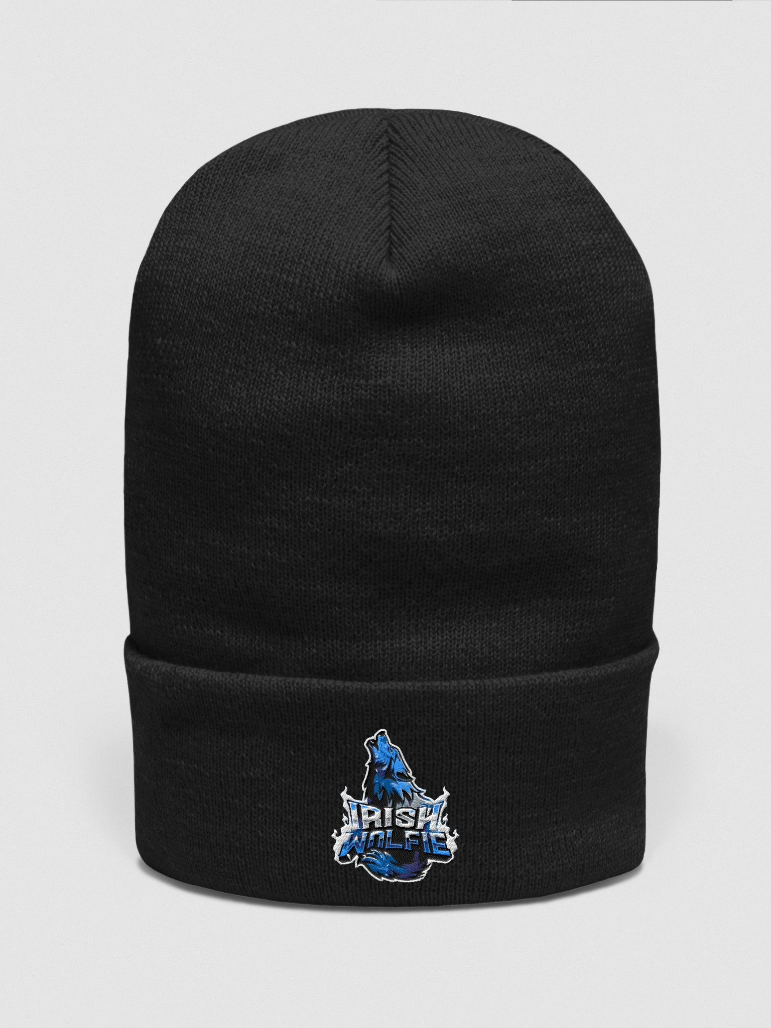 Official The Irish Wolfie Embroidered Beanie product image (1)
