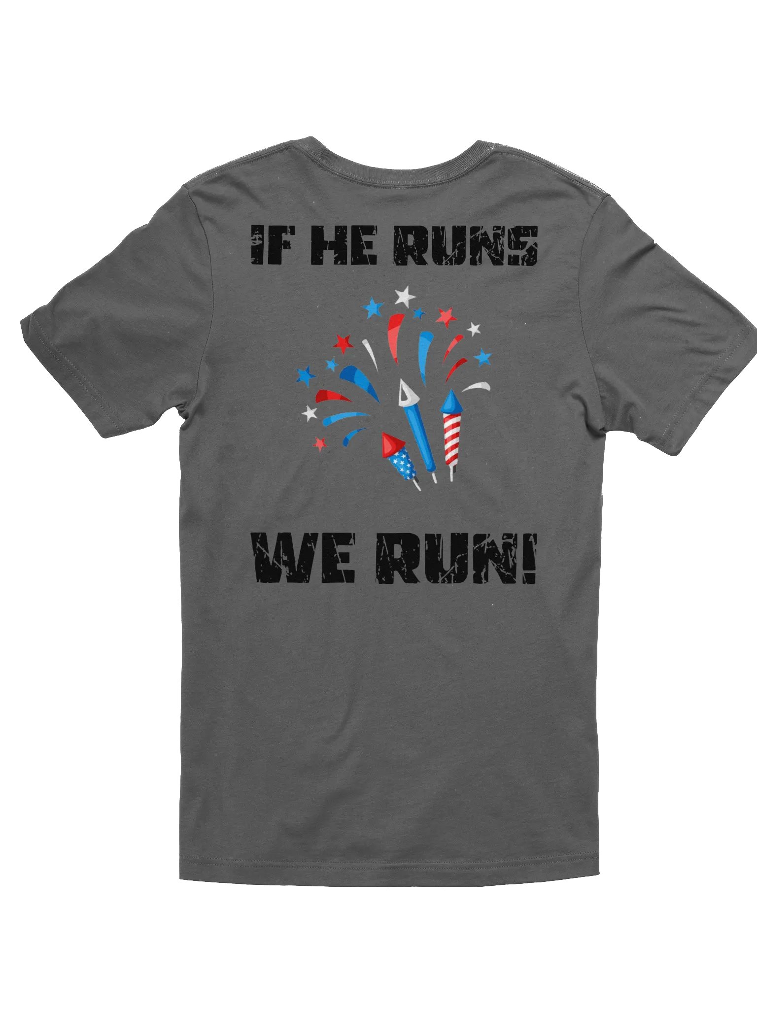 Mann Pyro T-Shirt ( If he runs, we run! ) product image (2)