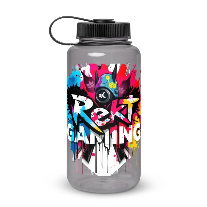 Rekt Gaming Splash Logo Wide Mouth Water Bottle product image (1)