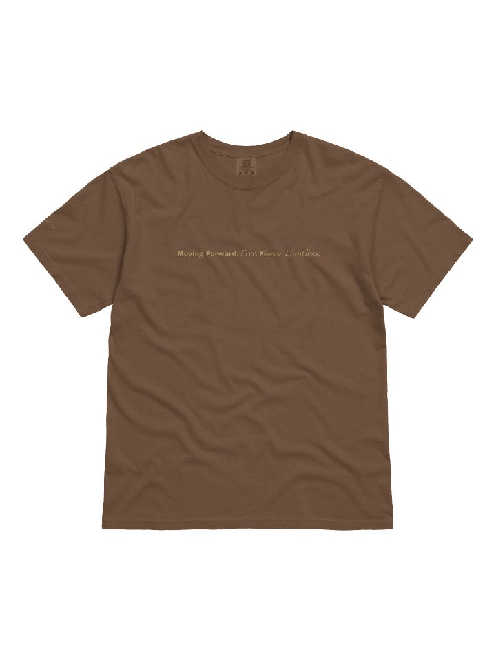 Soully Mine- GOLD PRINT Moving Forward. Free. Fierce. Limitless T-Shirt product image (1)