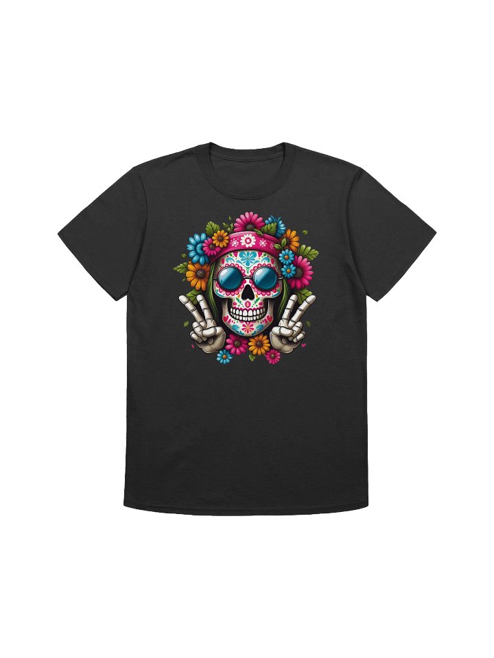 Sugar Skull Art - Vibrant Visions of Dia de los Muertos T-Shirt product image (1)