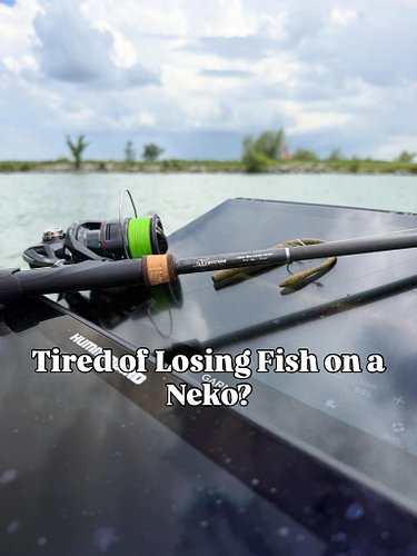 There’s a few New Melones Neko rods still available on the site! Designed with the perfect action to keep those deep fish pin...
