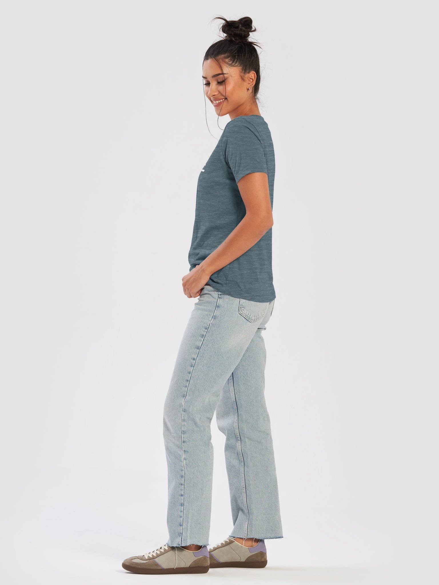 Love Yoga Vneck White product image (11)