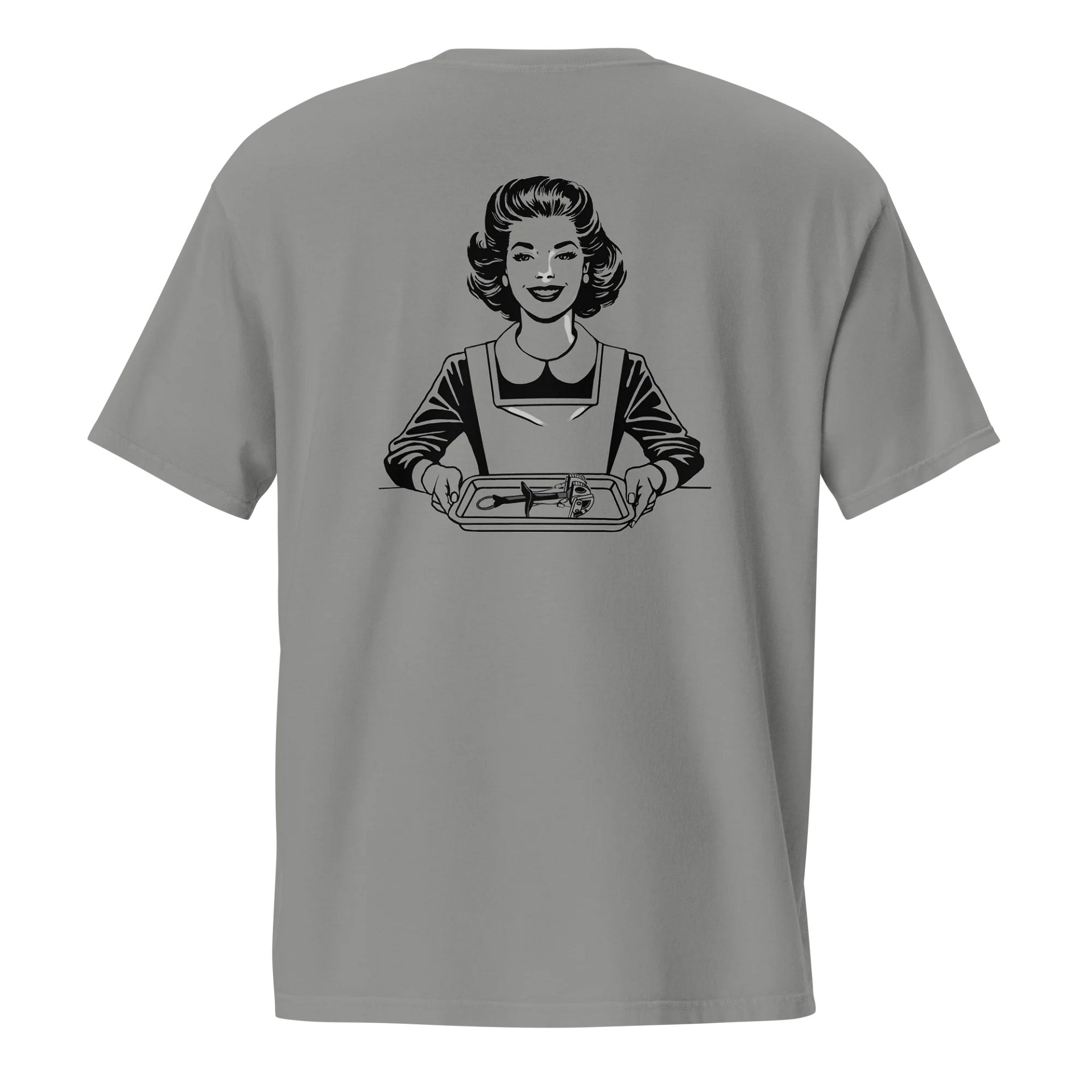 Trad Wife (front and back) - Pocket Tee [Unisex Sizing] product image (1)