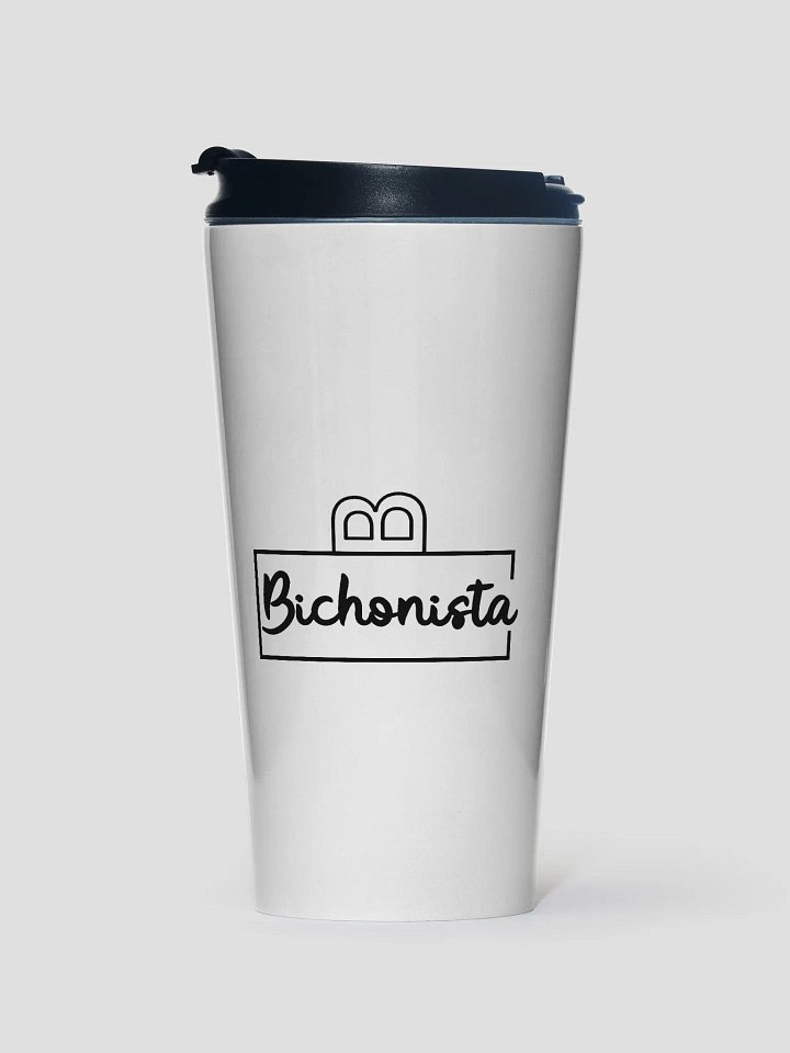 Mug de transport Bichonista (Logo noir) product image (1)