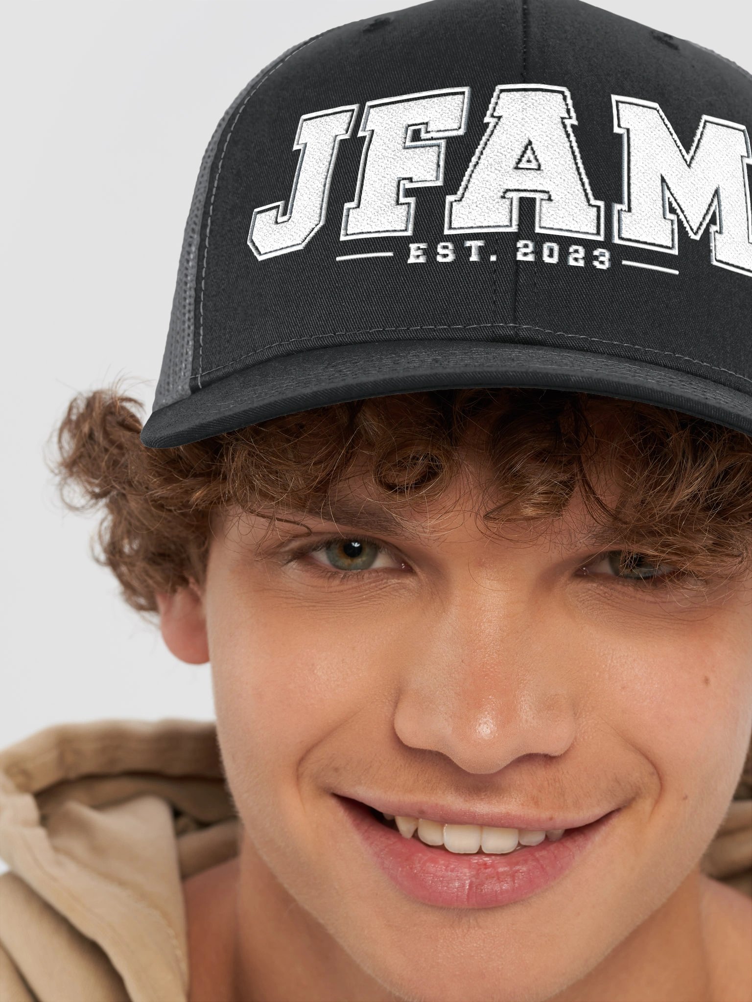JFAM VARSITY TRUCKER HAT product image (8)