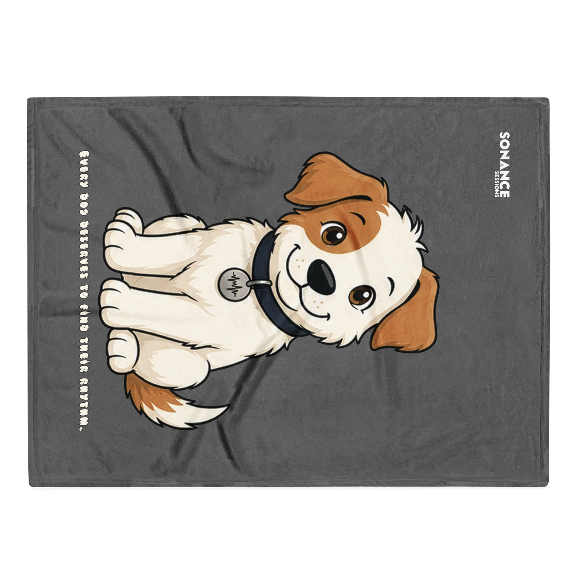 Sonance Dog Throw Blanket (Sit) Zambezi Grey product image (1)