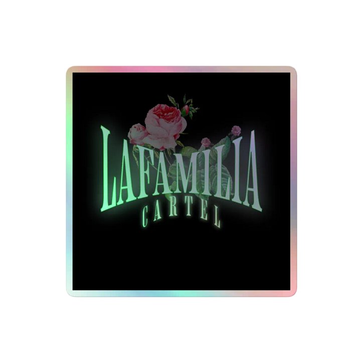 La Familia Rose Holographic Sticker Set product image (2)