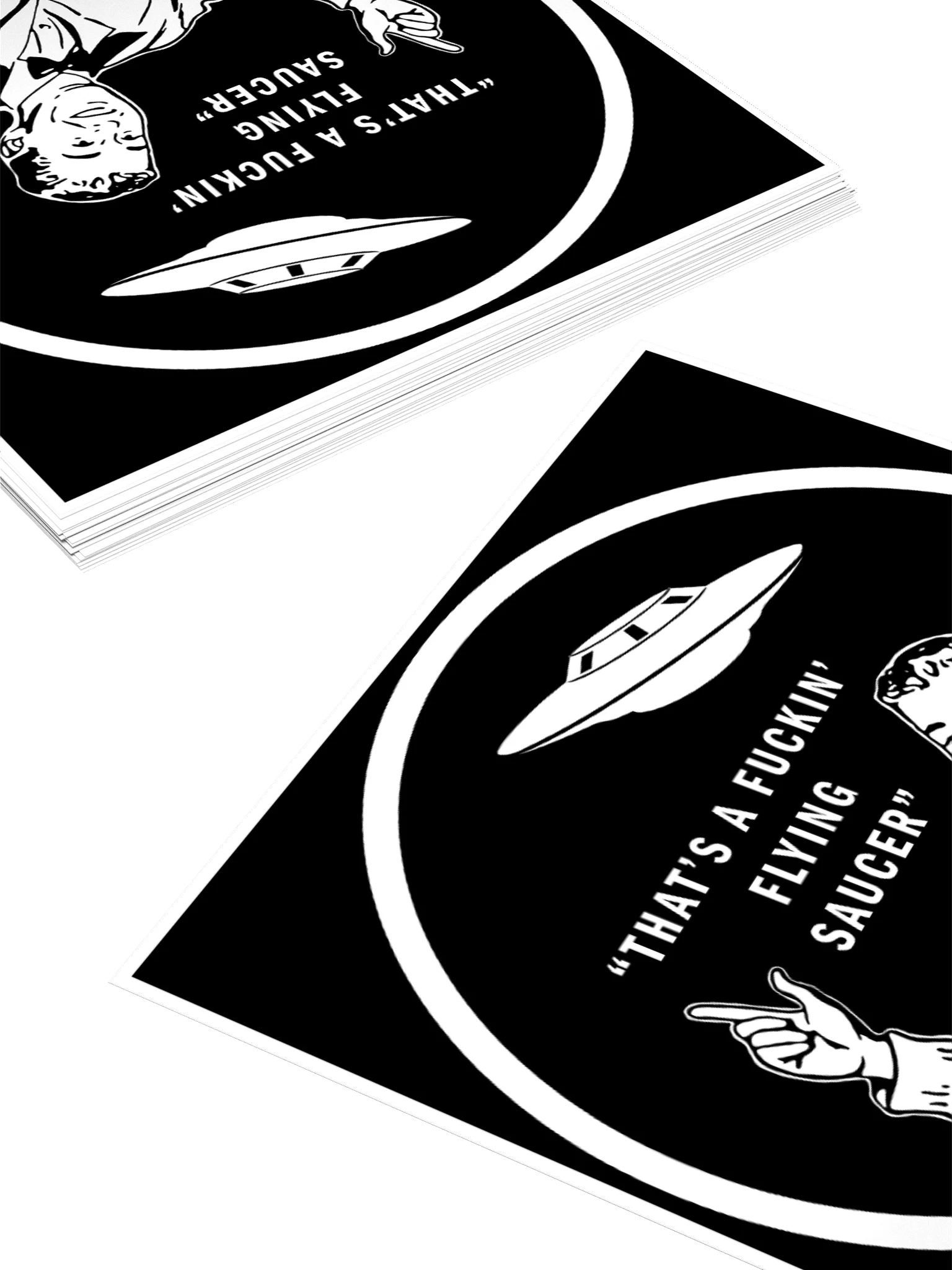 FLYING SAUCER STICKER product image (4)