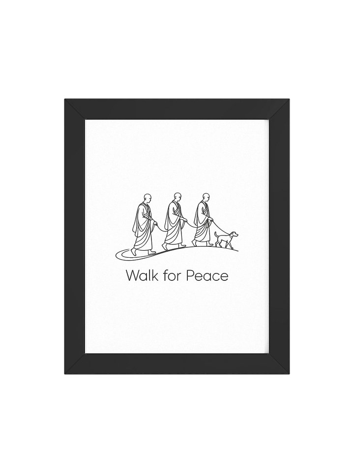 Walk for Peace Framed Poster - Light product image (2)