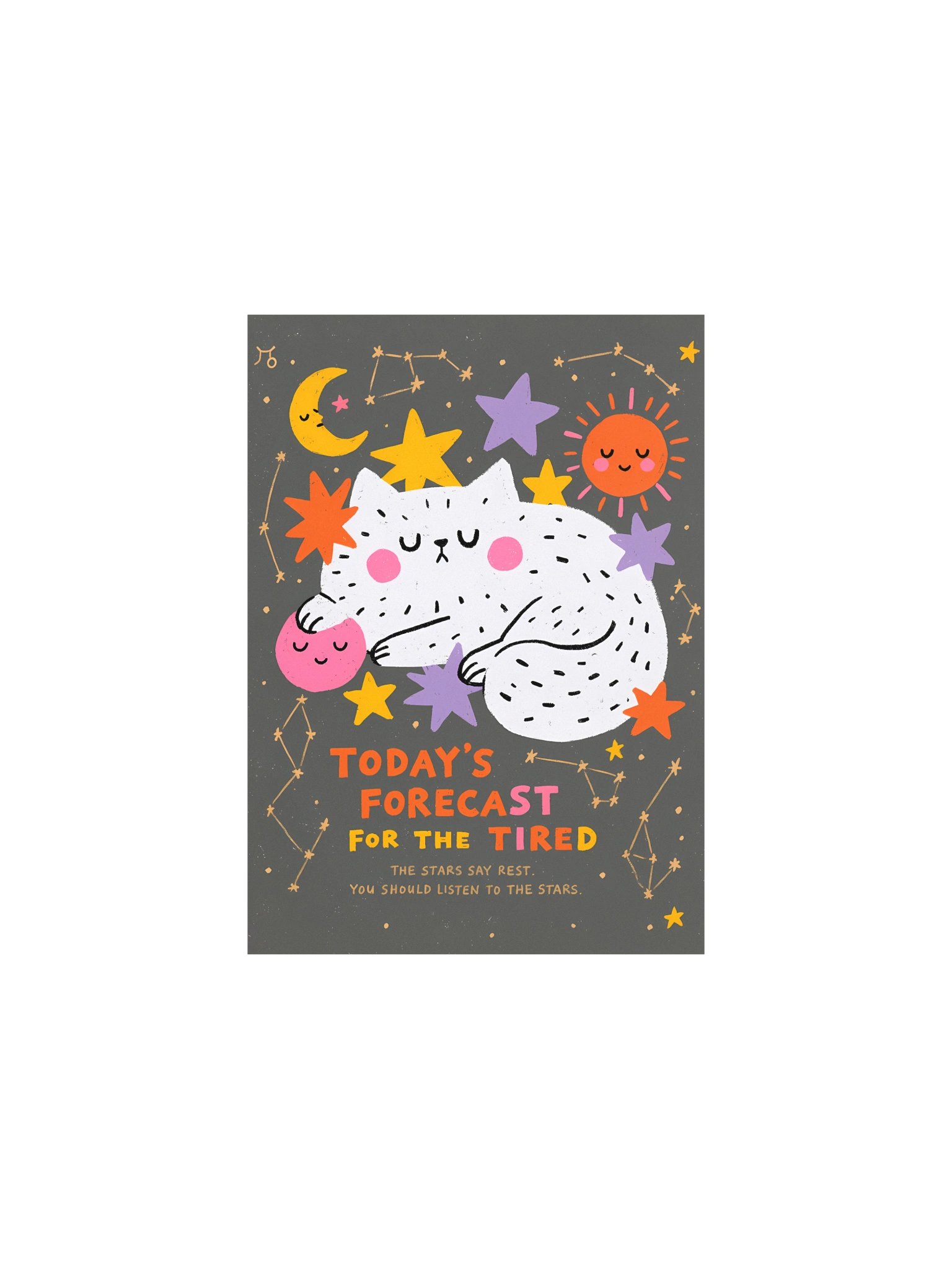 Today’s Forecast for the Tired Cat Poster product image (3)