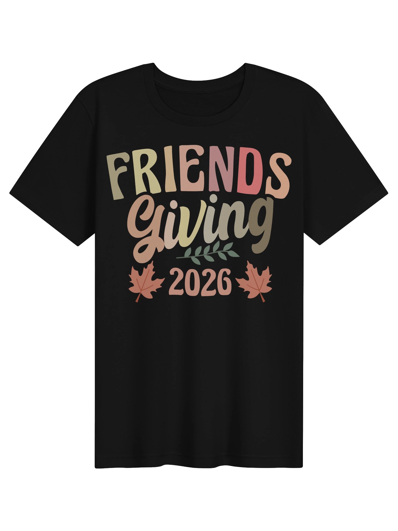 Friendsgiving 2026 Shirt, Fall Thanksgiving Graphic Tee, Friendsgiving Party Outfit product image (11)