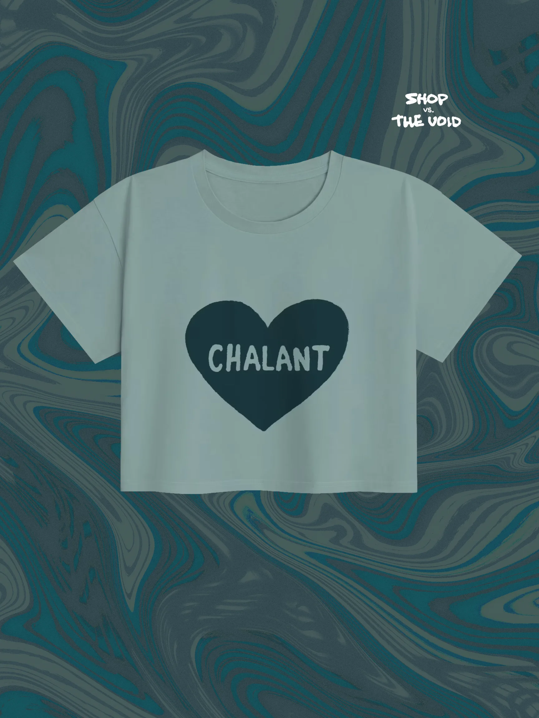 < CHALANT 3 variant #182a2f women's cropped tee product image (1)
