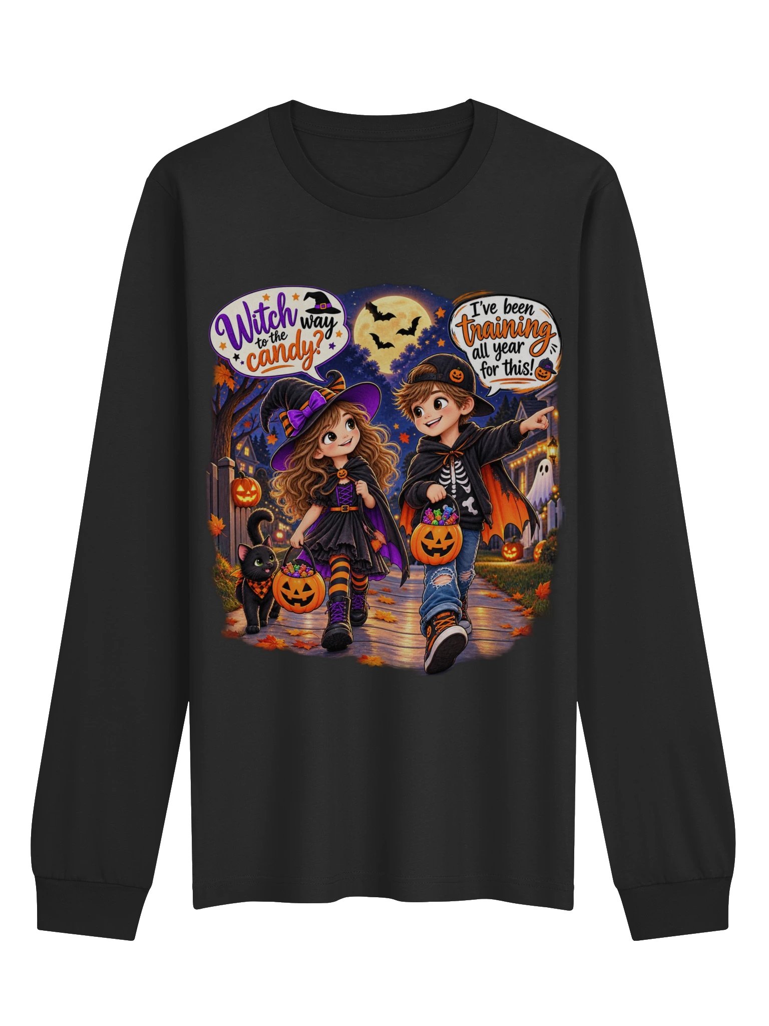 Trick or Treat Long Sleeve Tee product image (1)