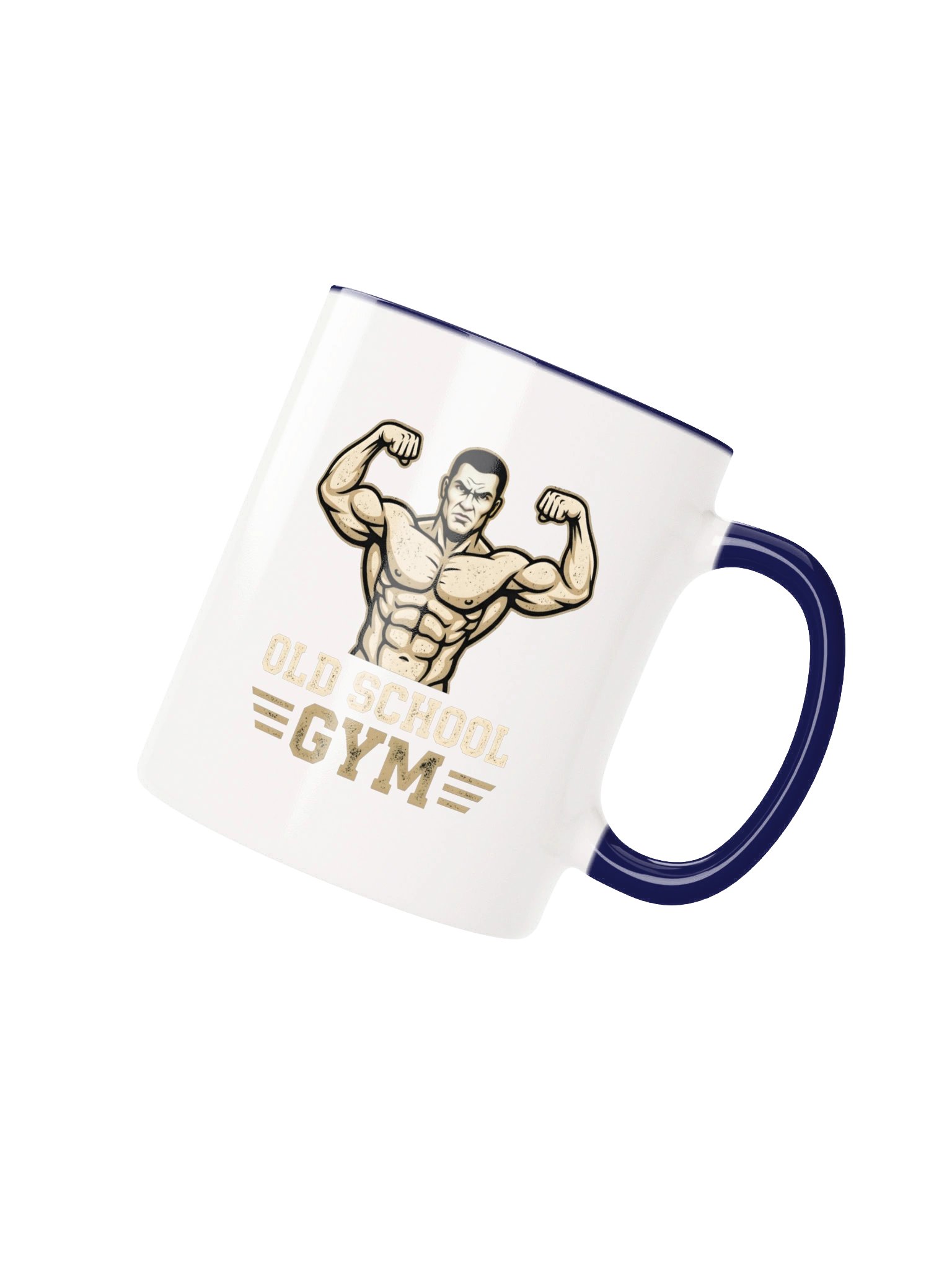 Old School Gym Mug – Vintage Bodybuilding Coffee Mug for Lifters product image (6)