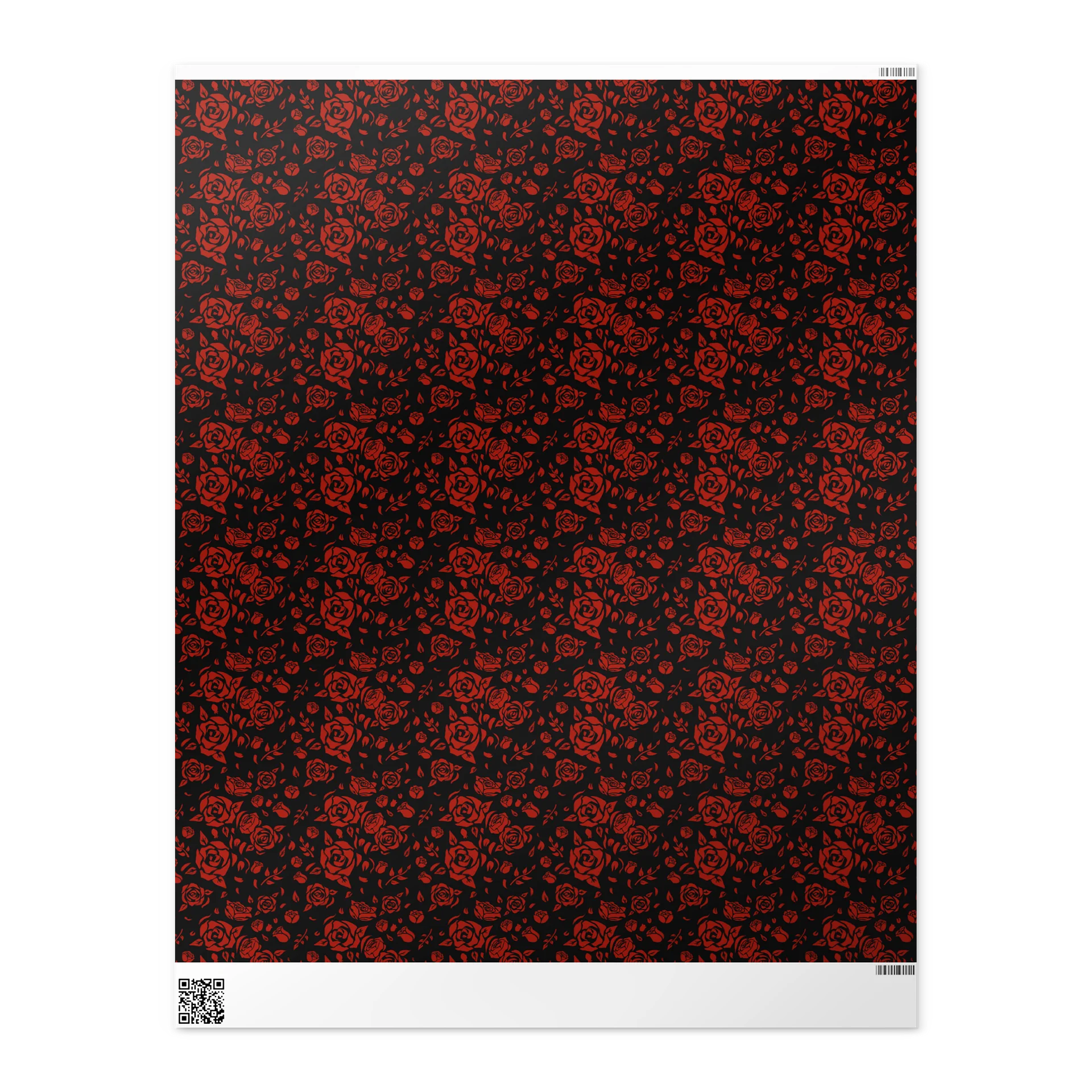 Painted Rose Wrapping Paper product image (1)