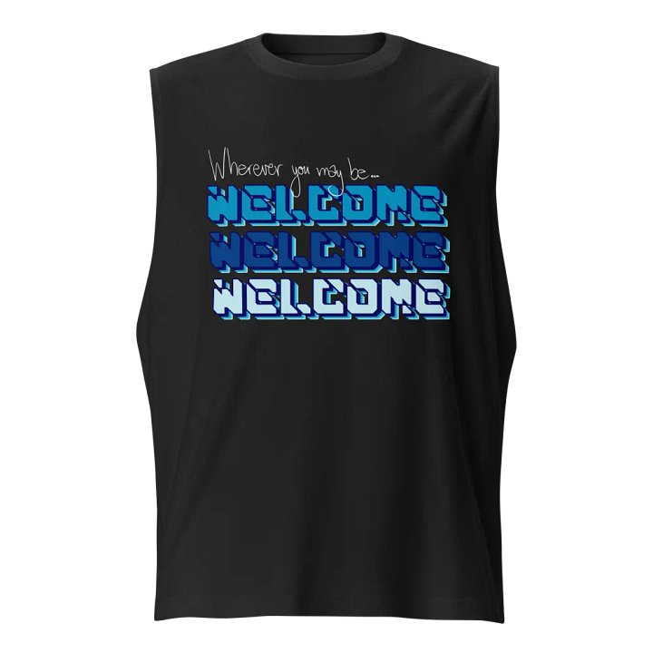 Wherever you may be...Bella+Canvas Muscle Tank (Black) product image (1)