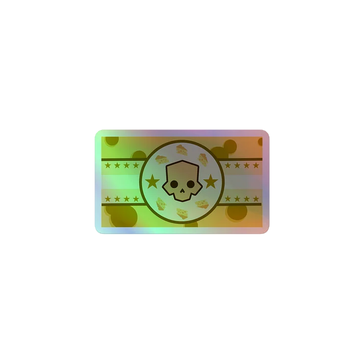 Holographic Cheesediver Flag Sticker product image (1)