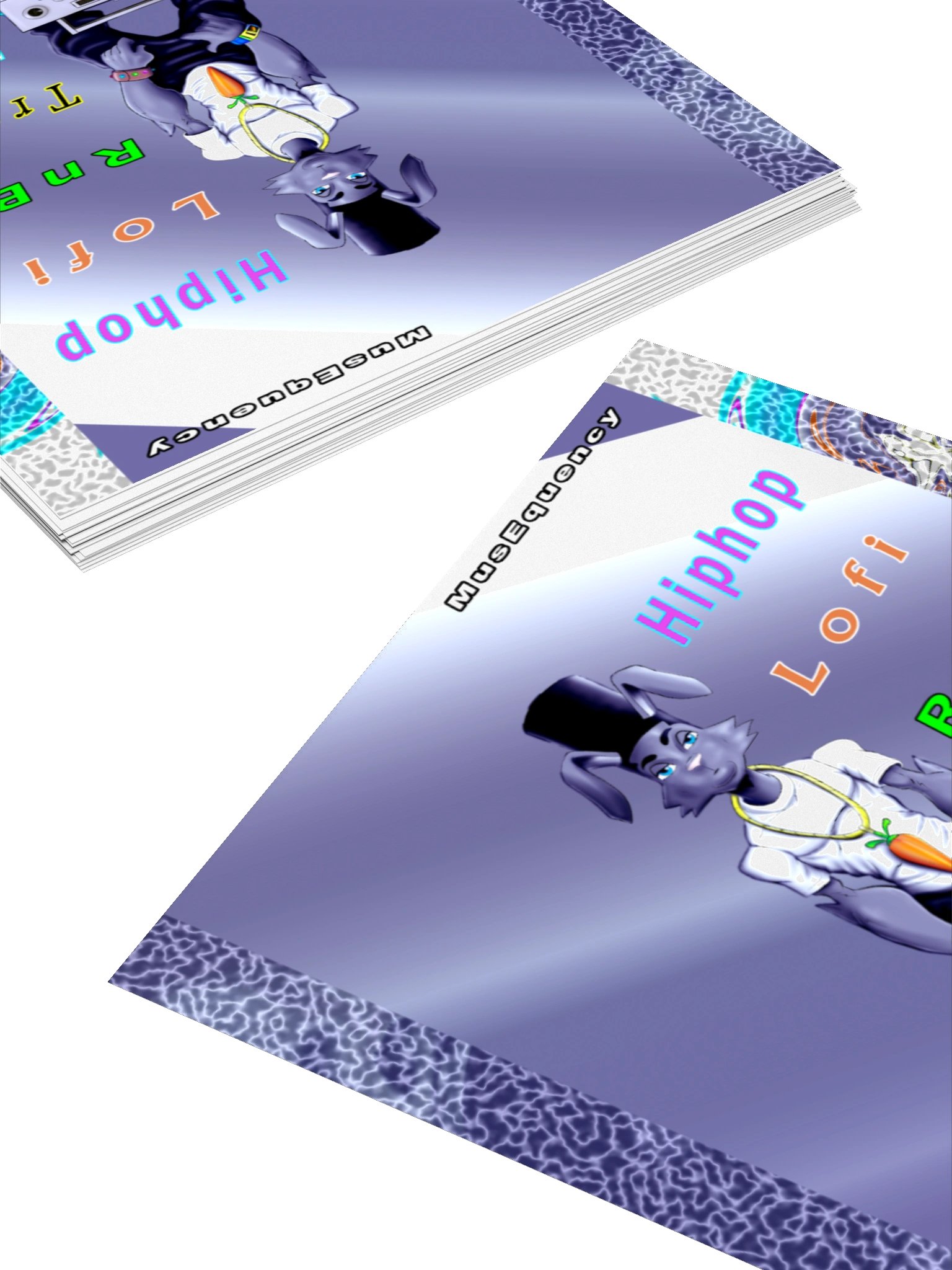 DLU DON’T LABEL US® Boombox Beats Kiss Cut Stickers product image (4)