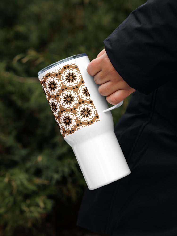 Vintage Floral Symphony 25 oz Travel Mug product image (8)