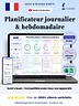 Planificateur journalier &amp; hebdomadaire