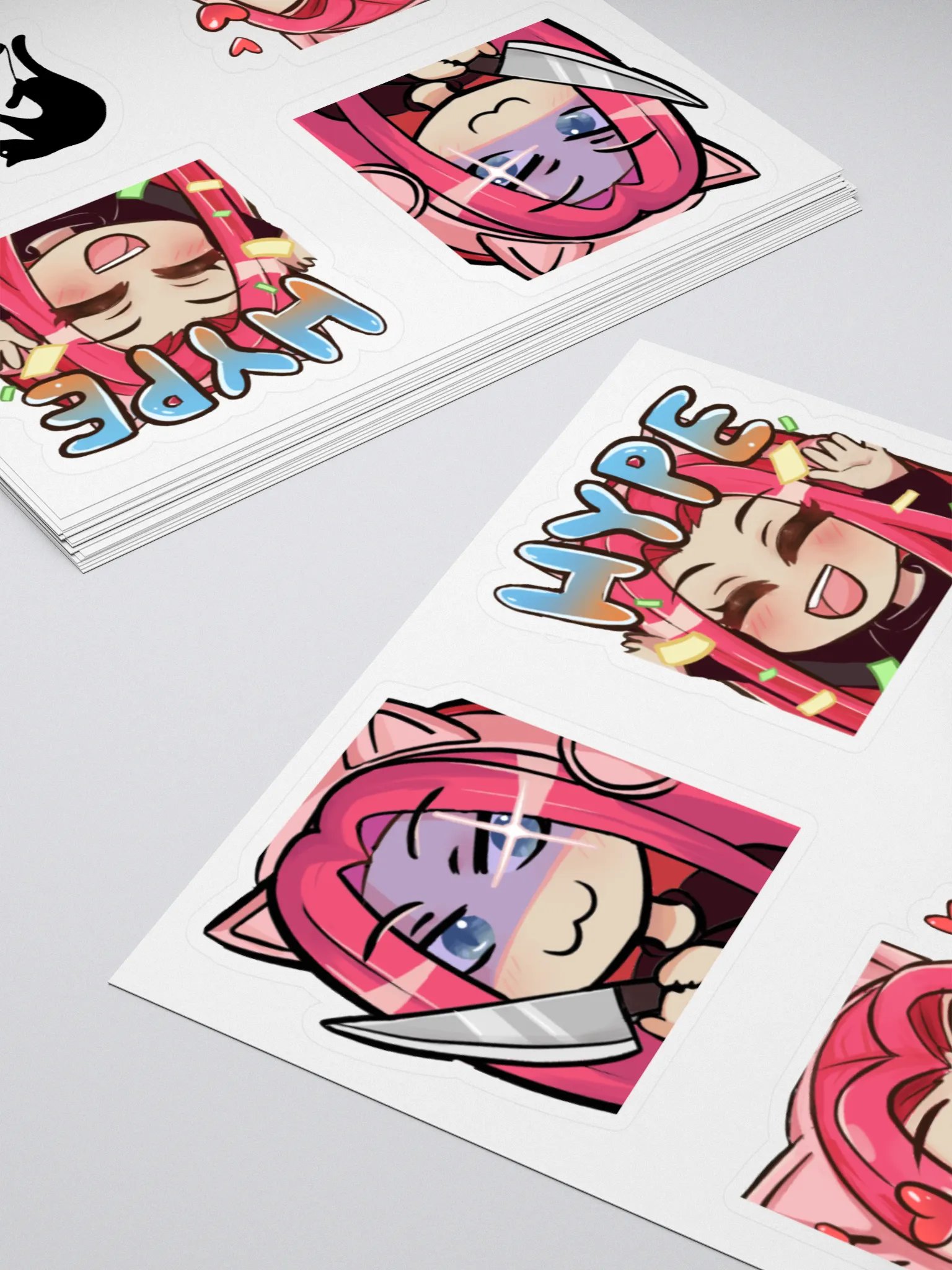 Pink Cryptiic Sticker Sheet product image (4)