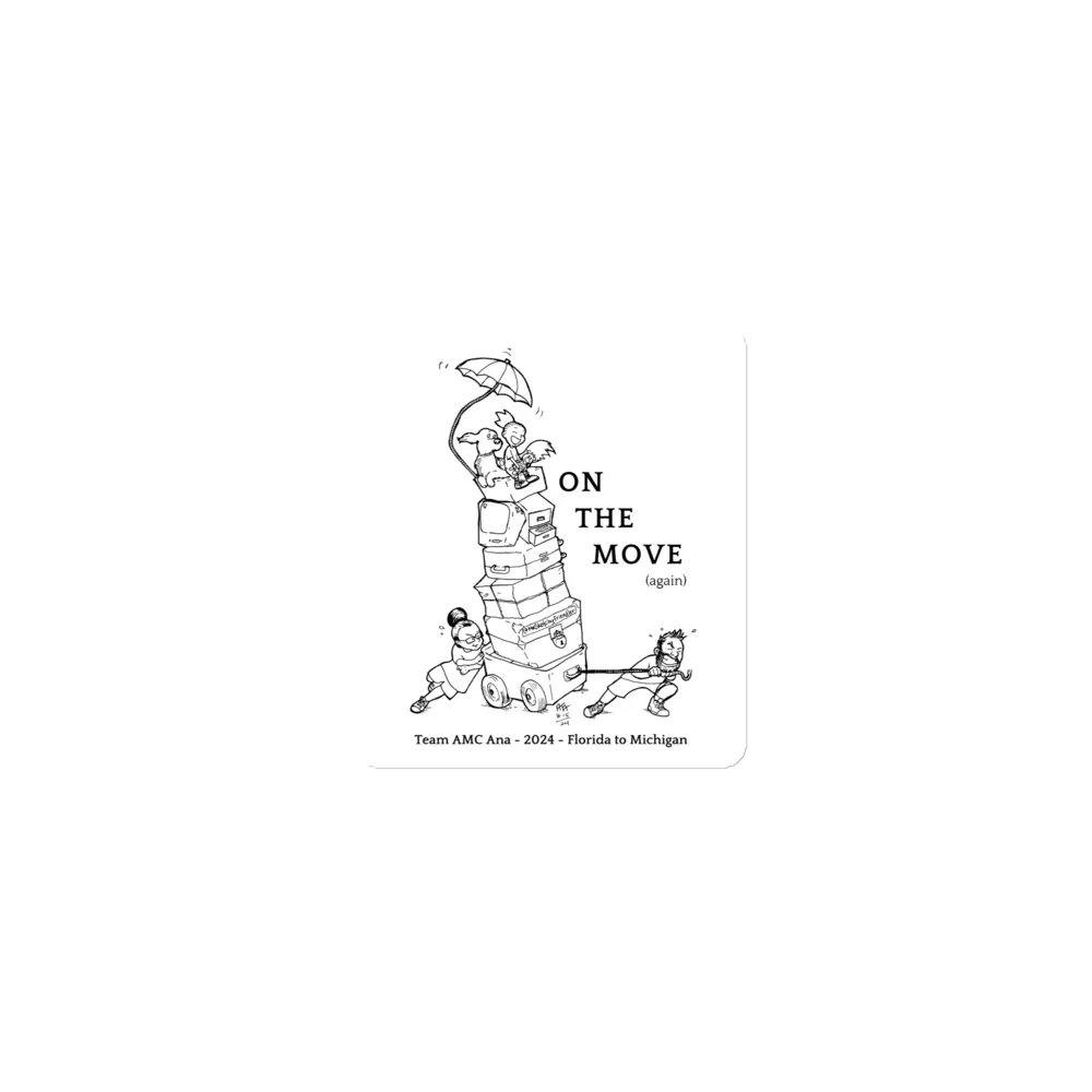 On the move - Magnet (2 sizes) product image (2)