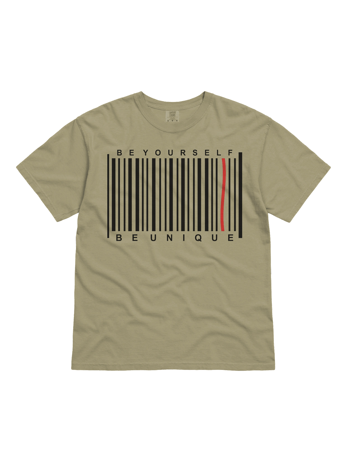 Color Code Merch Bold Barcode Design T-Shirt for a Unique Look | Canvastique