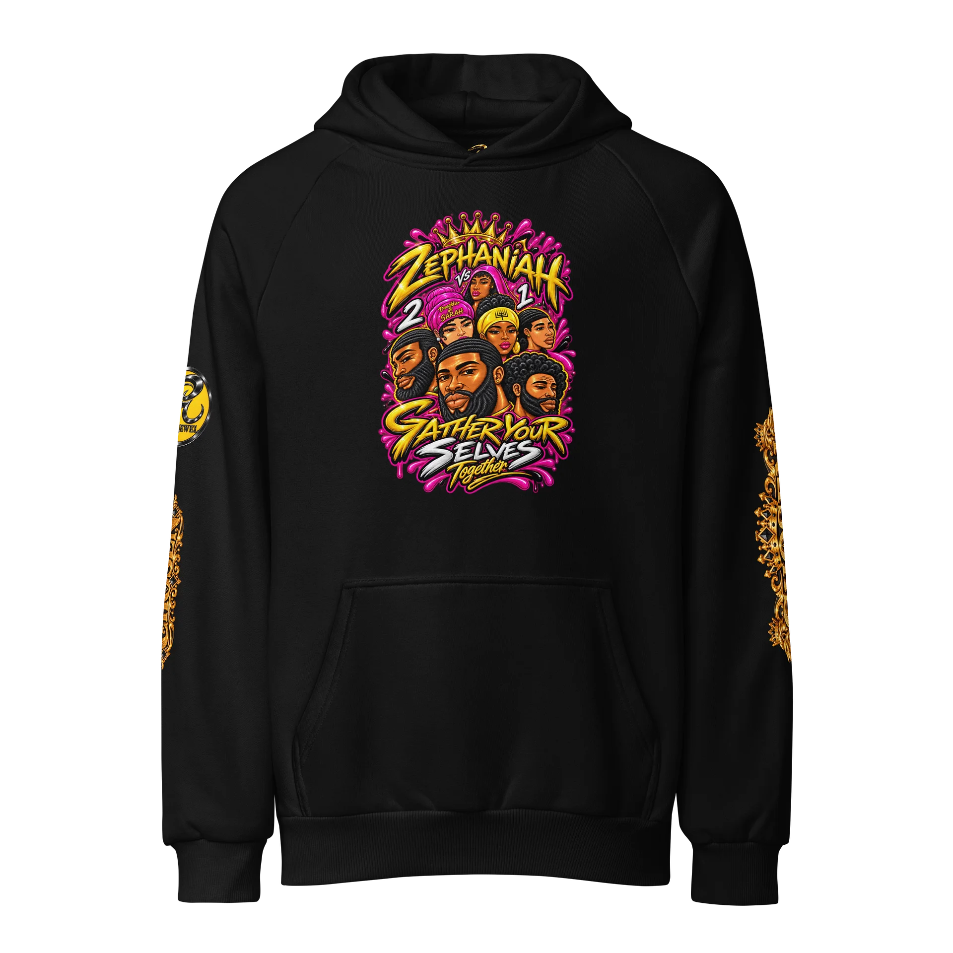 Zephaniah 2 Gather Your Selves Hoodie Pink product image (1)