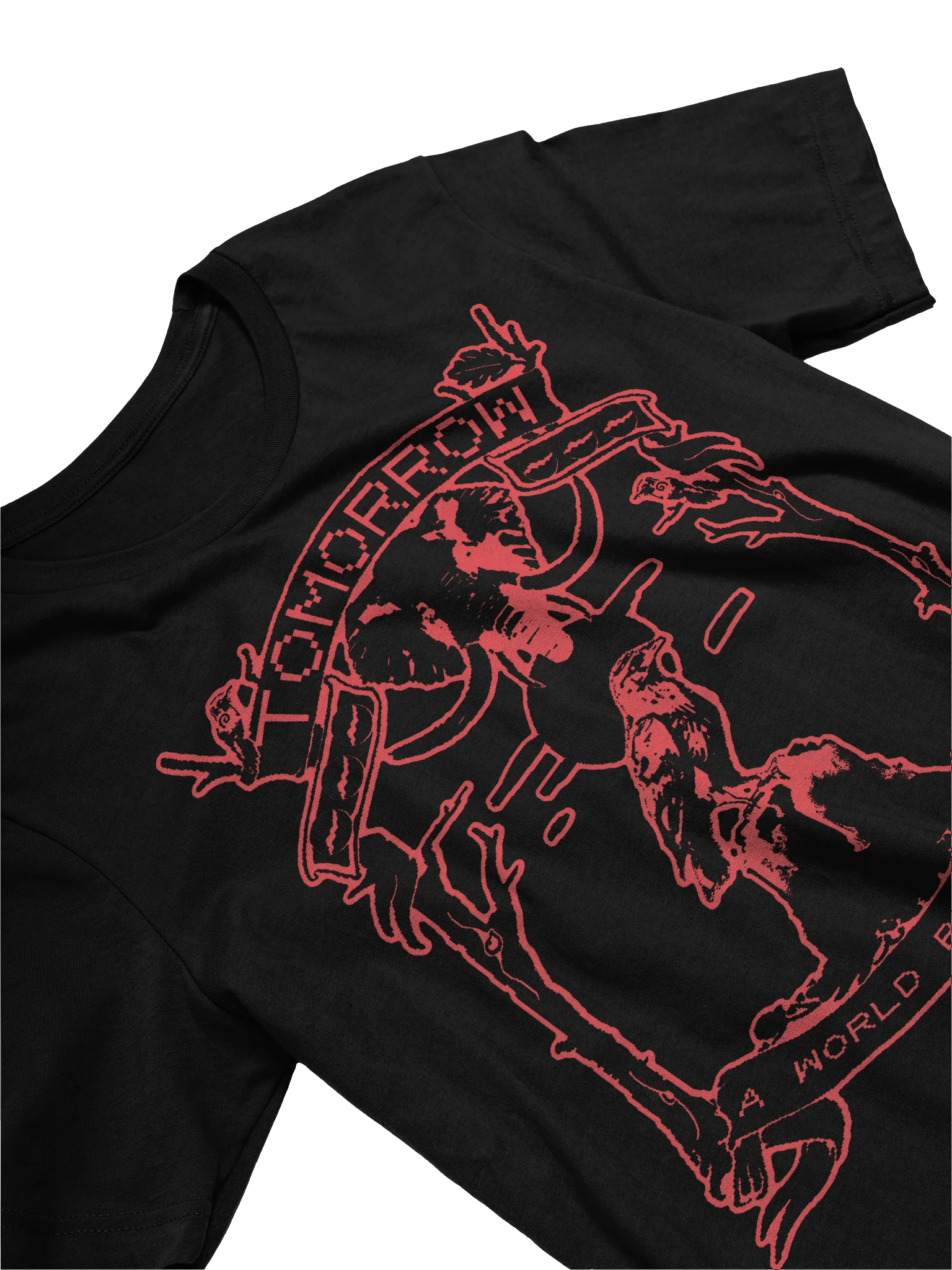Tomorrow Unisex T-Shirt (Red) product image (3)