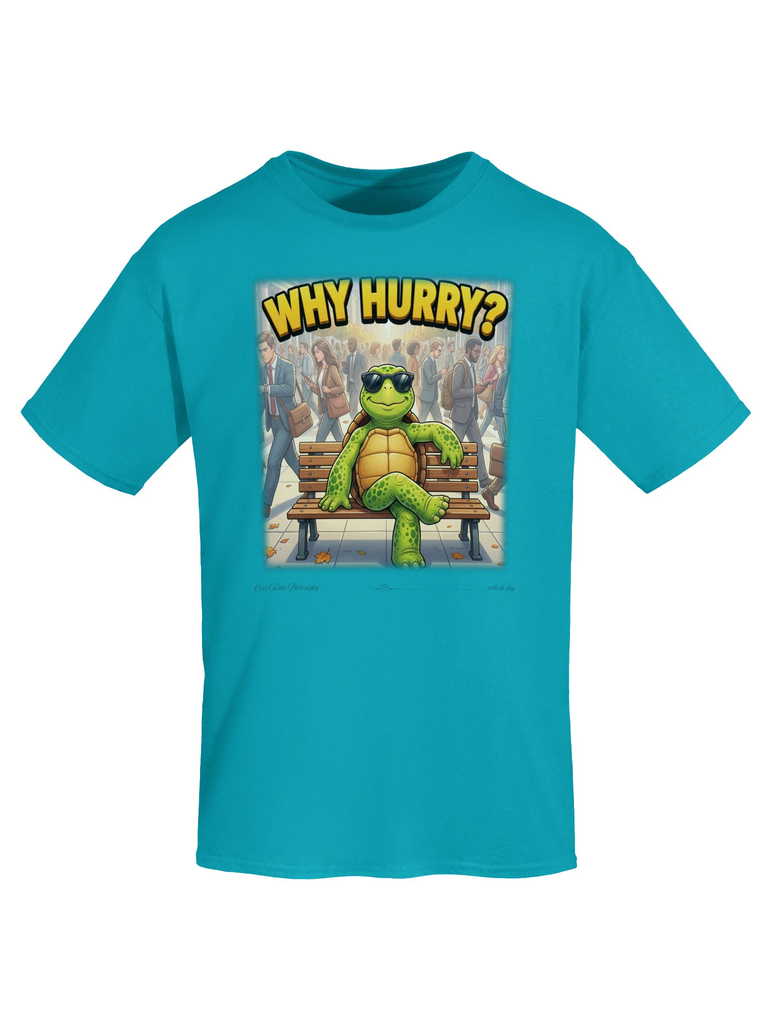 WHY HURRY? — Gildan 5000 Heavyweight T-Shirt product image (3)