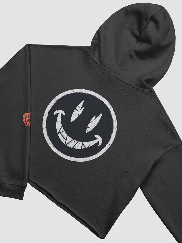 Stylized Apple Word Art Crop Hoodie product image (2)