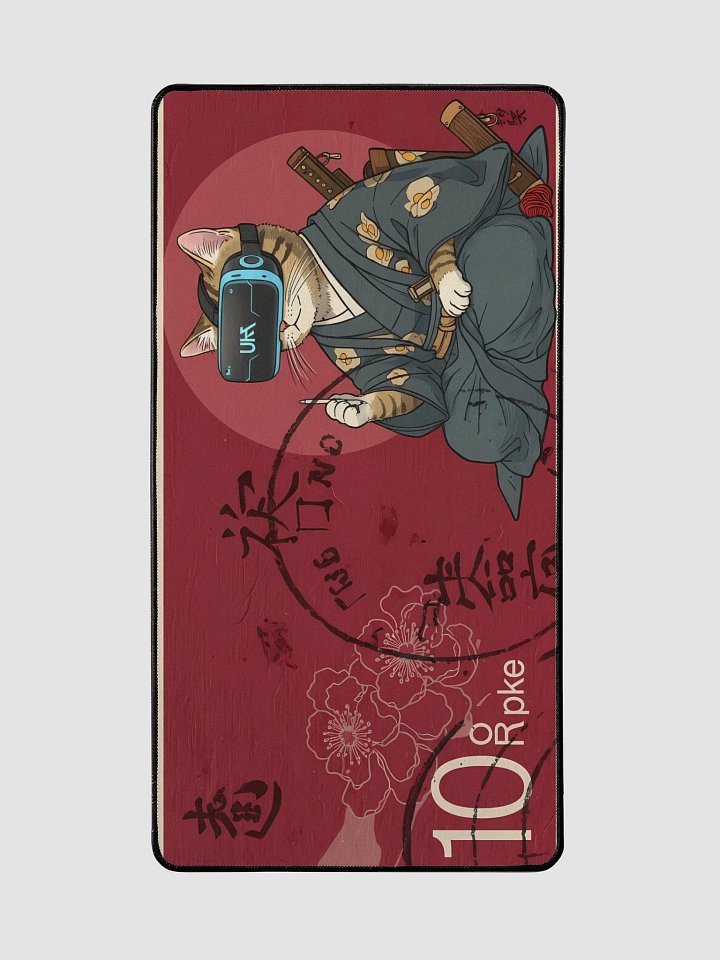 Desk Mat - "hacker Cat" #R1 product image (2)