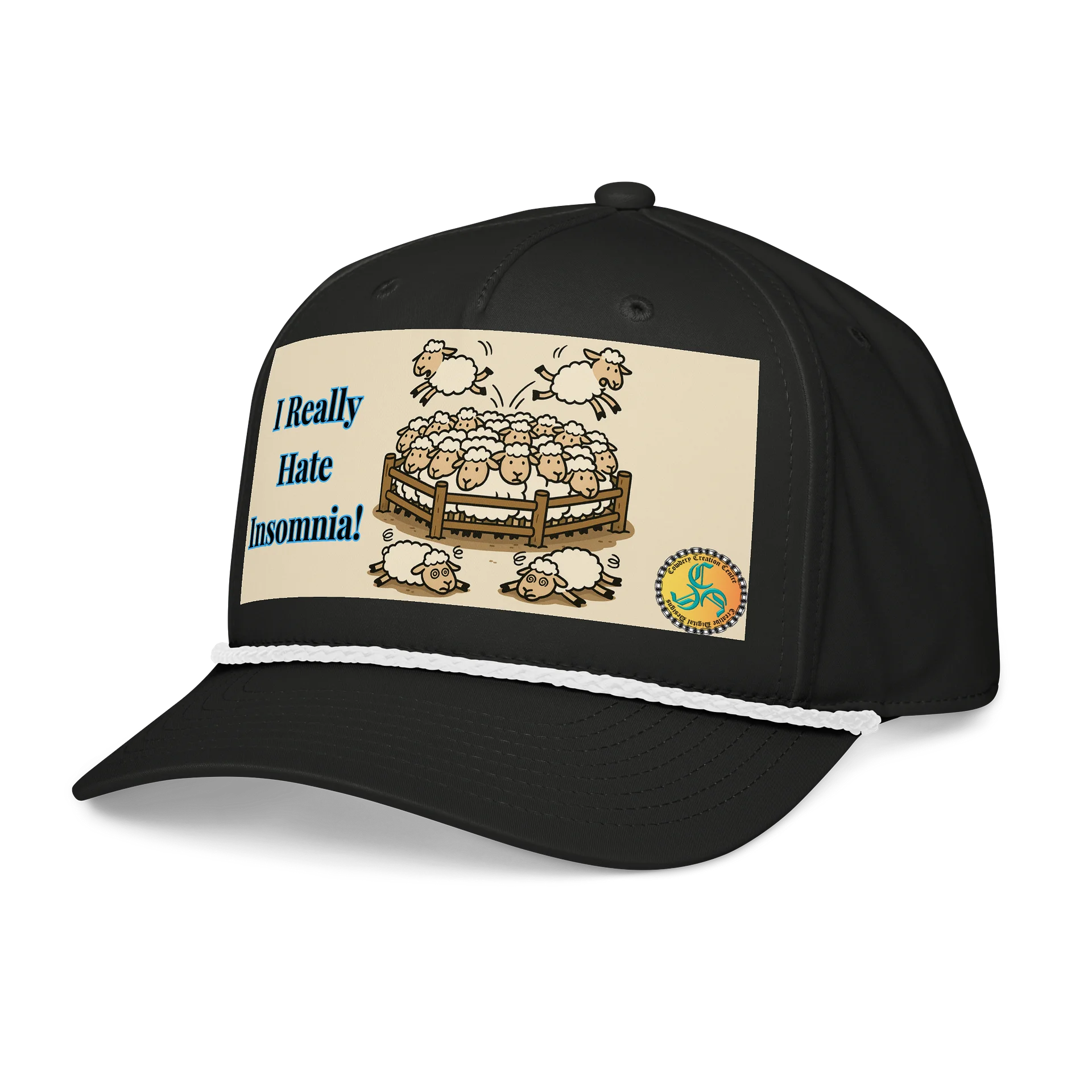 I Really Hate Insomnia Richardson Five-Panel Classic Rope Cap product image (3)