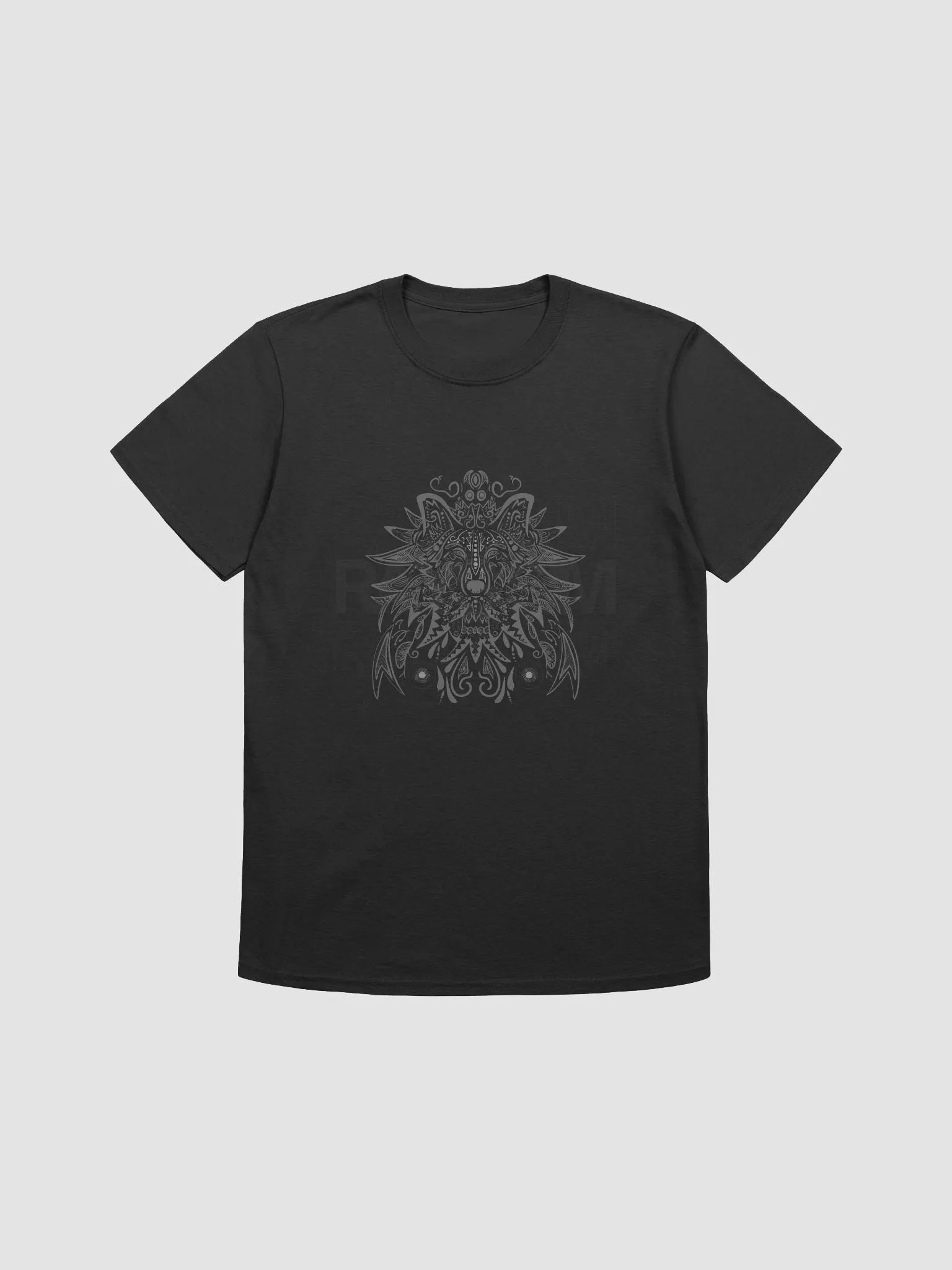 Wolf Mandala Symmetry T-Shirt product image (4)