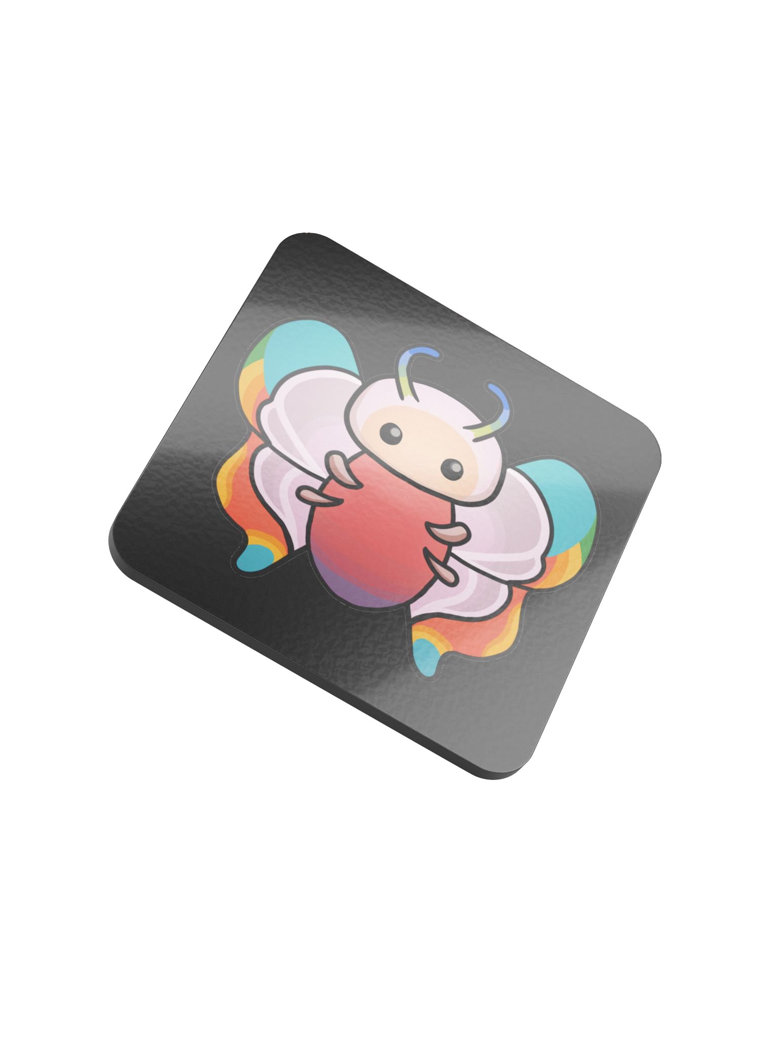 Palia Rainbow Butterfly - Glossed Cork Coaster product image (2)