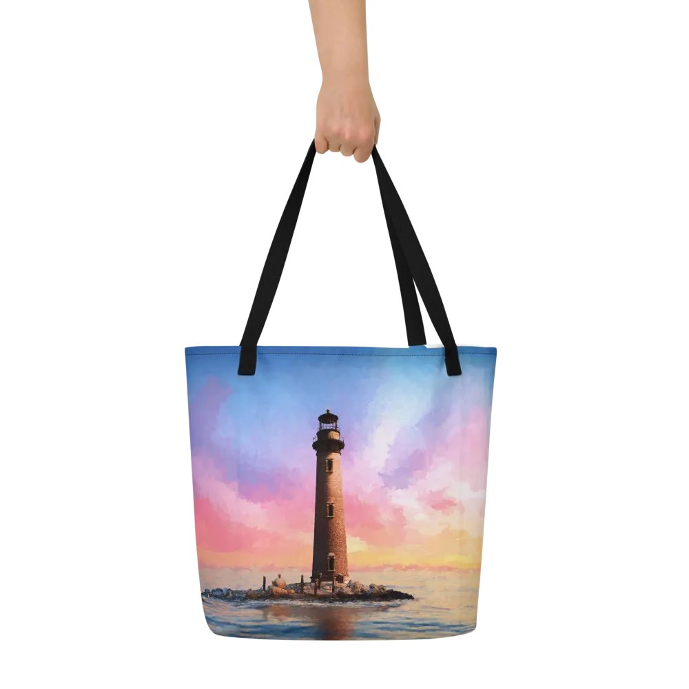 Sand Island Lighthouse – Mobile Alabama Tote Bag product image (10)