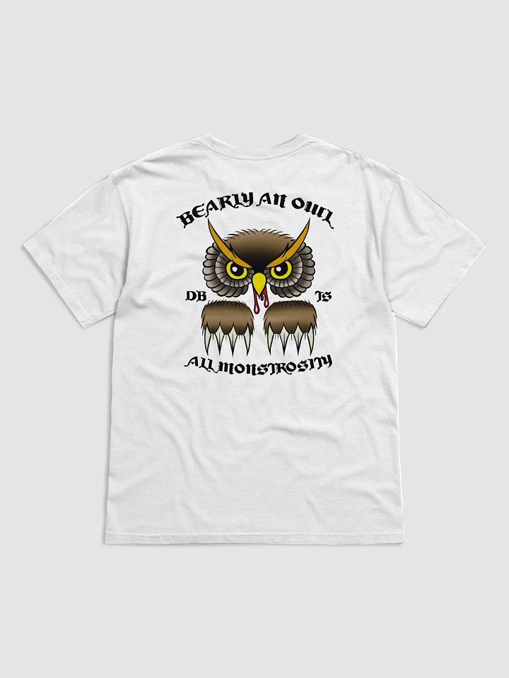 Bearly an Owl - Black text product image (1)