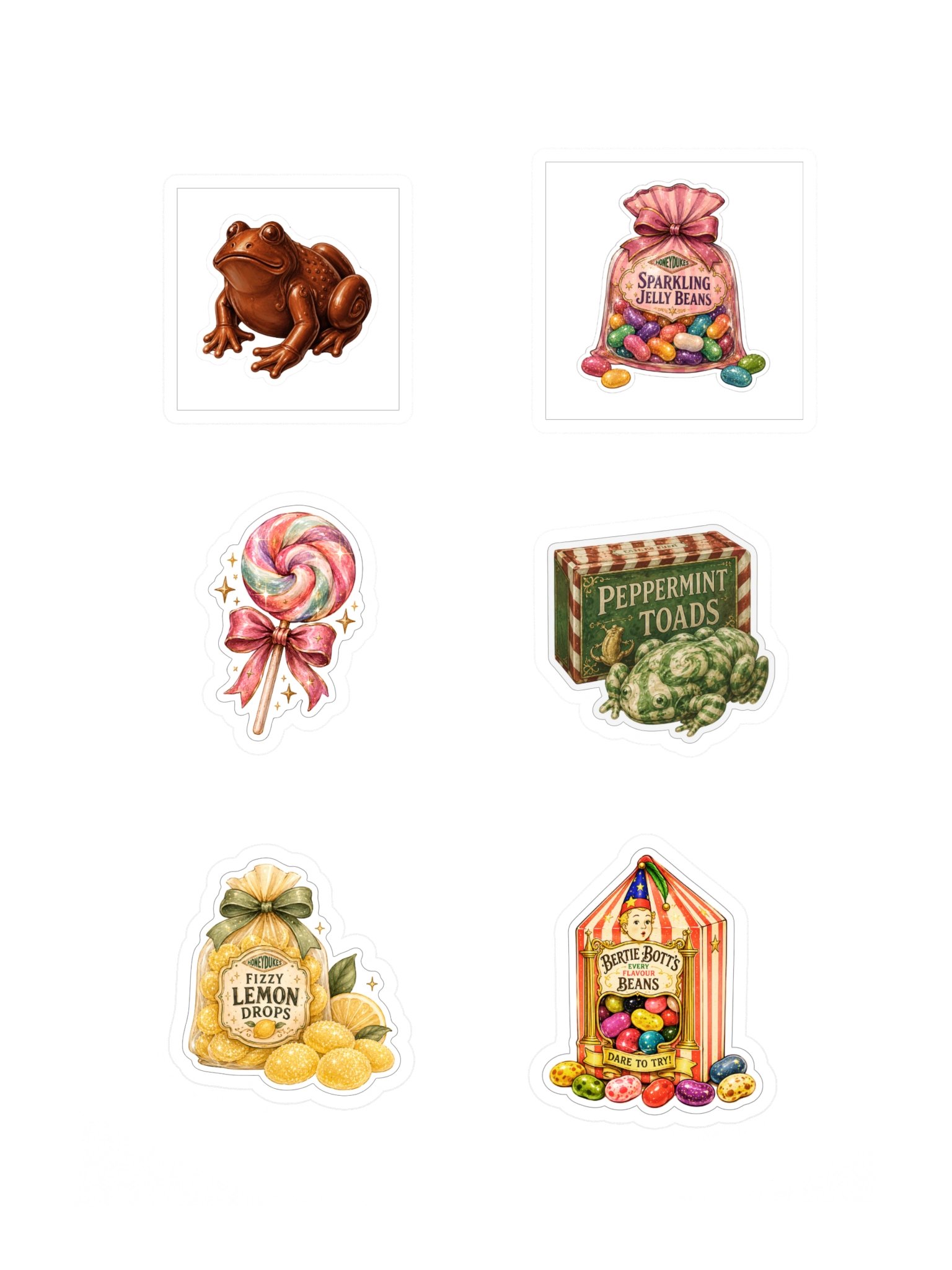Honeydukes Candy Collection Sticker Pack product image (3)