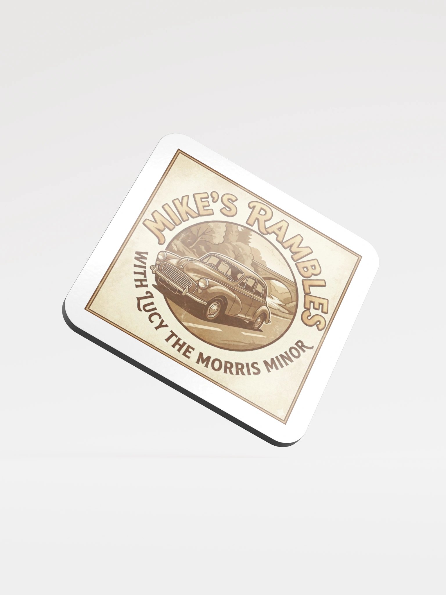 Mike's Rambles Cork Coaster product image (1)