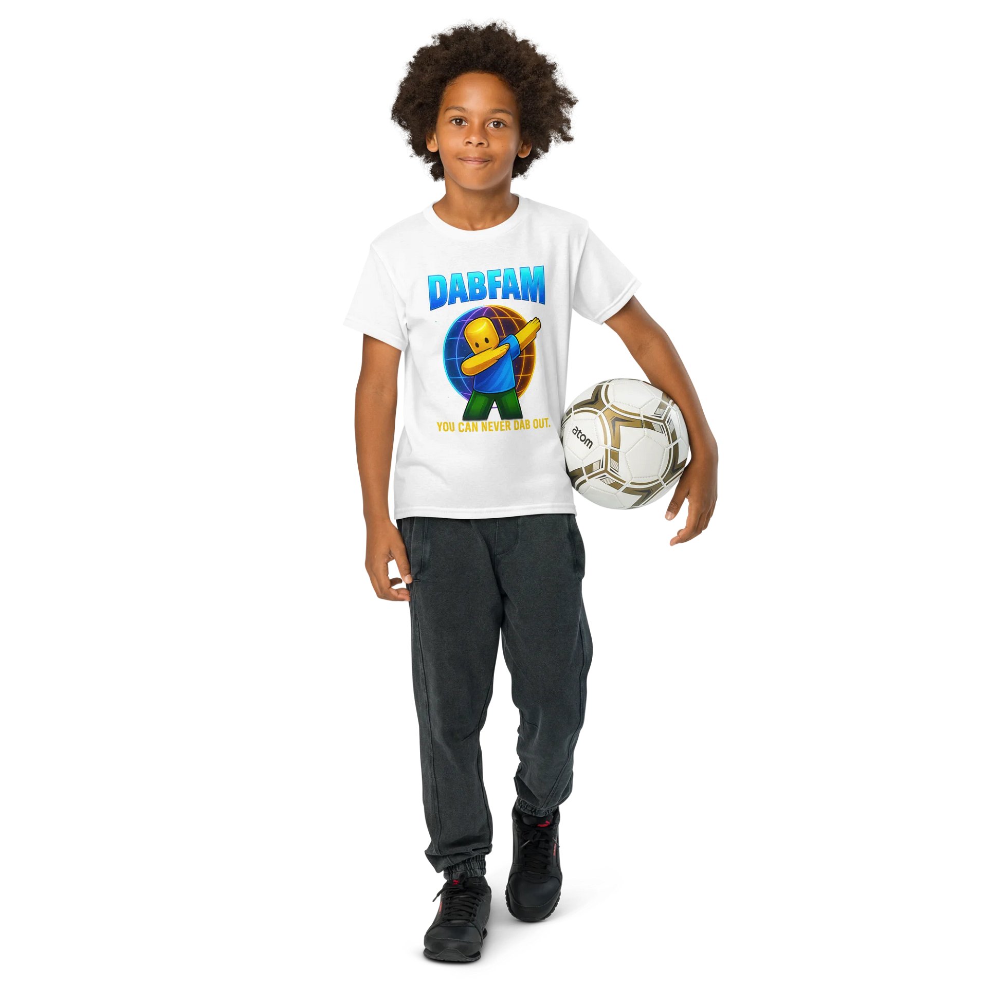 DabFam Certified Basic Youth Tee – You Can Never Dab Out product image (64)